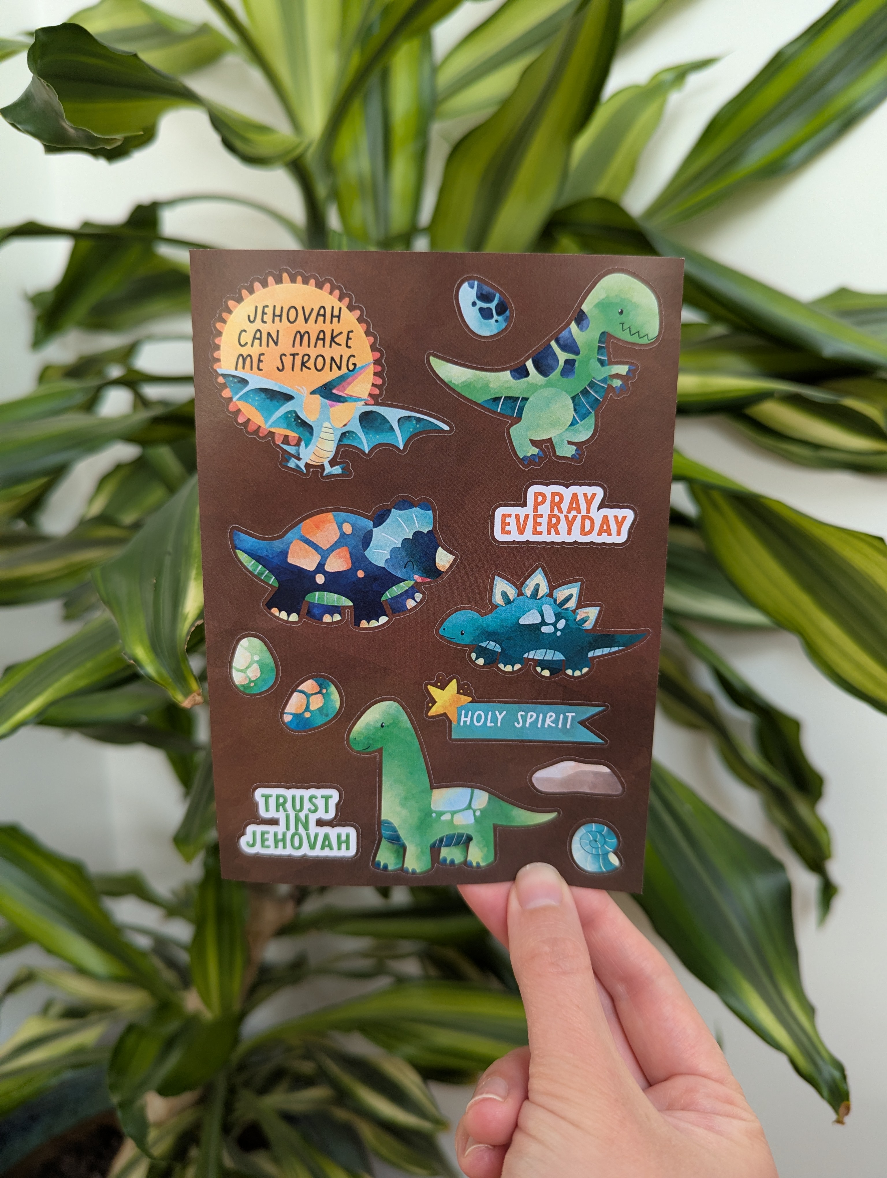 Dinosaur Sticker Sheet