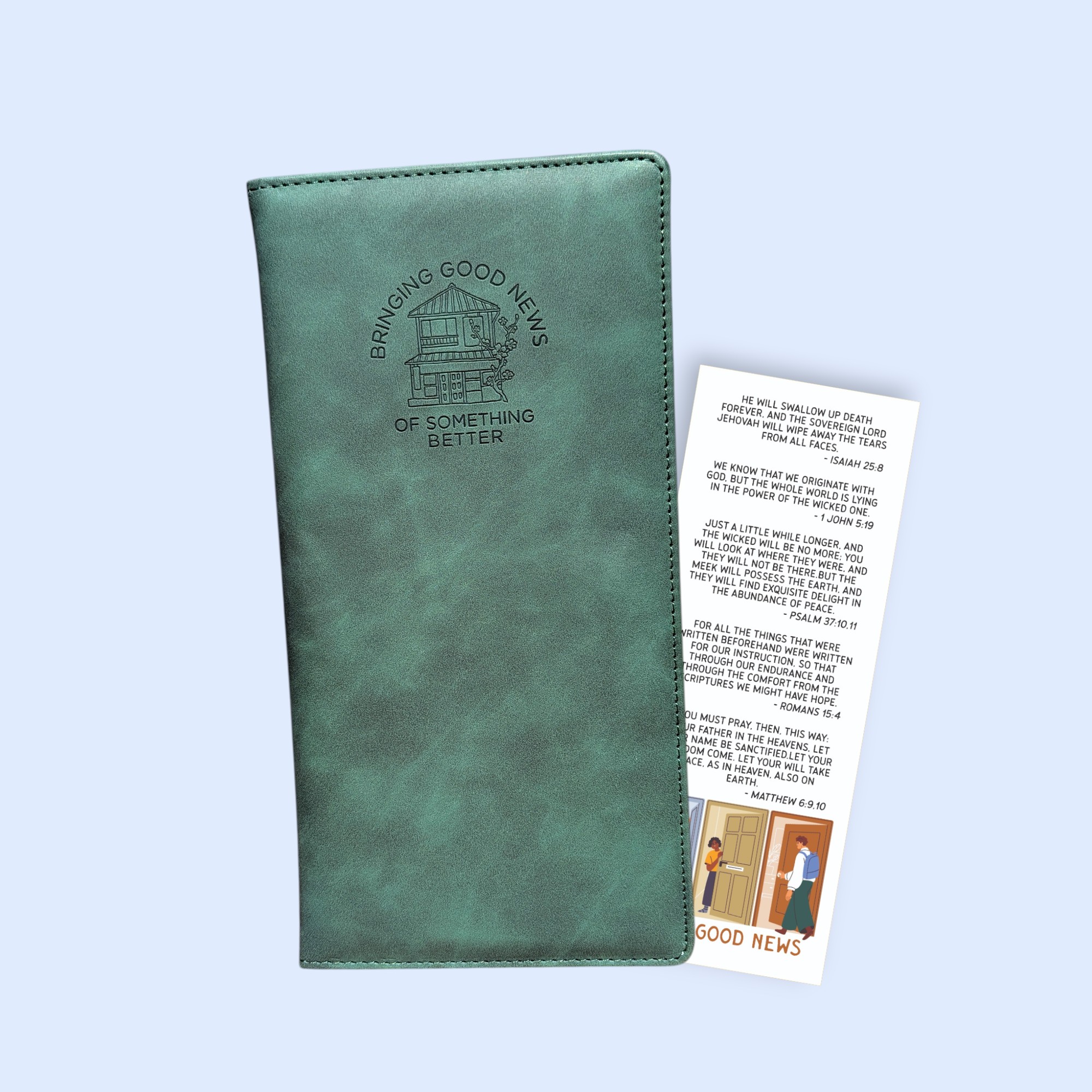 Ministry Tract Folder Green