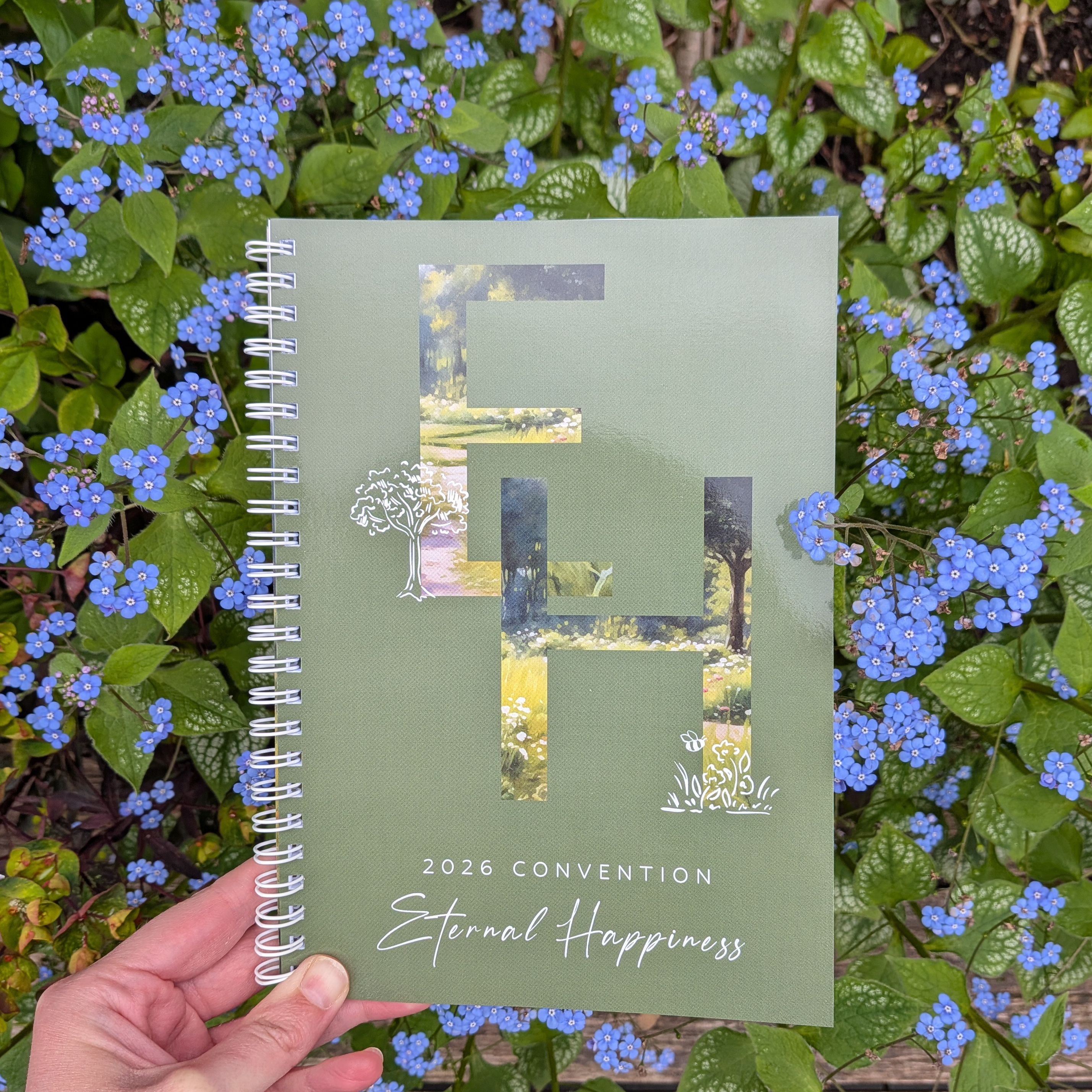 SECONDS Eternal Happiness Notebook FREE Pen & Bookmark