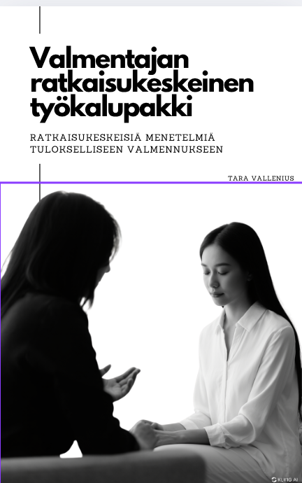 Valmentajan ratkaisukeskeinen työkalupakki