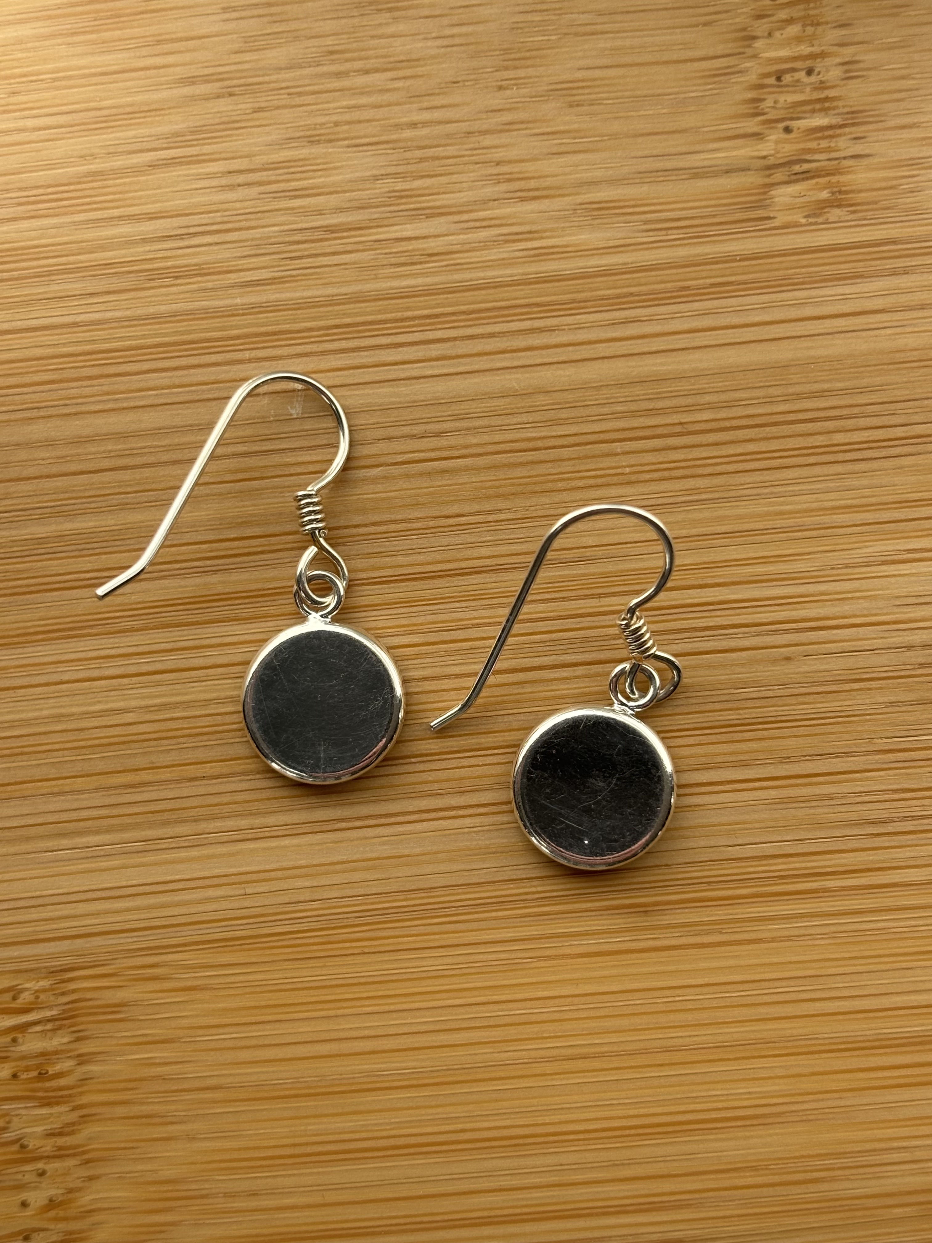 9mm Brass Bullet and Swarovski Crystal Earrings