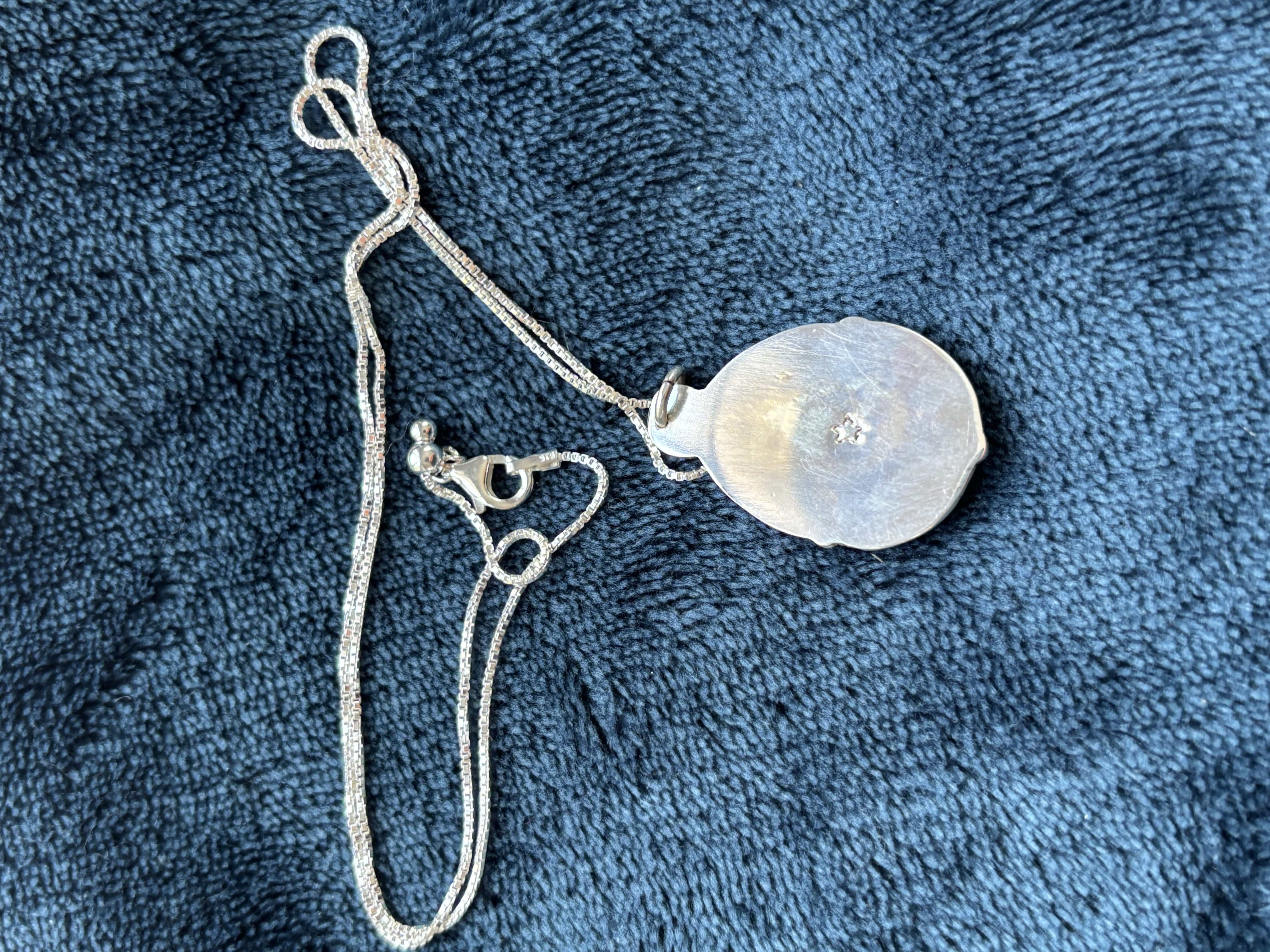 Handmade Sterling Silver and Unakite Pendant