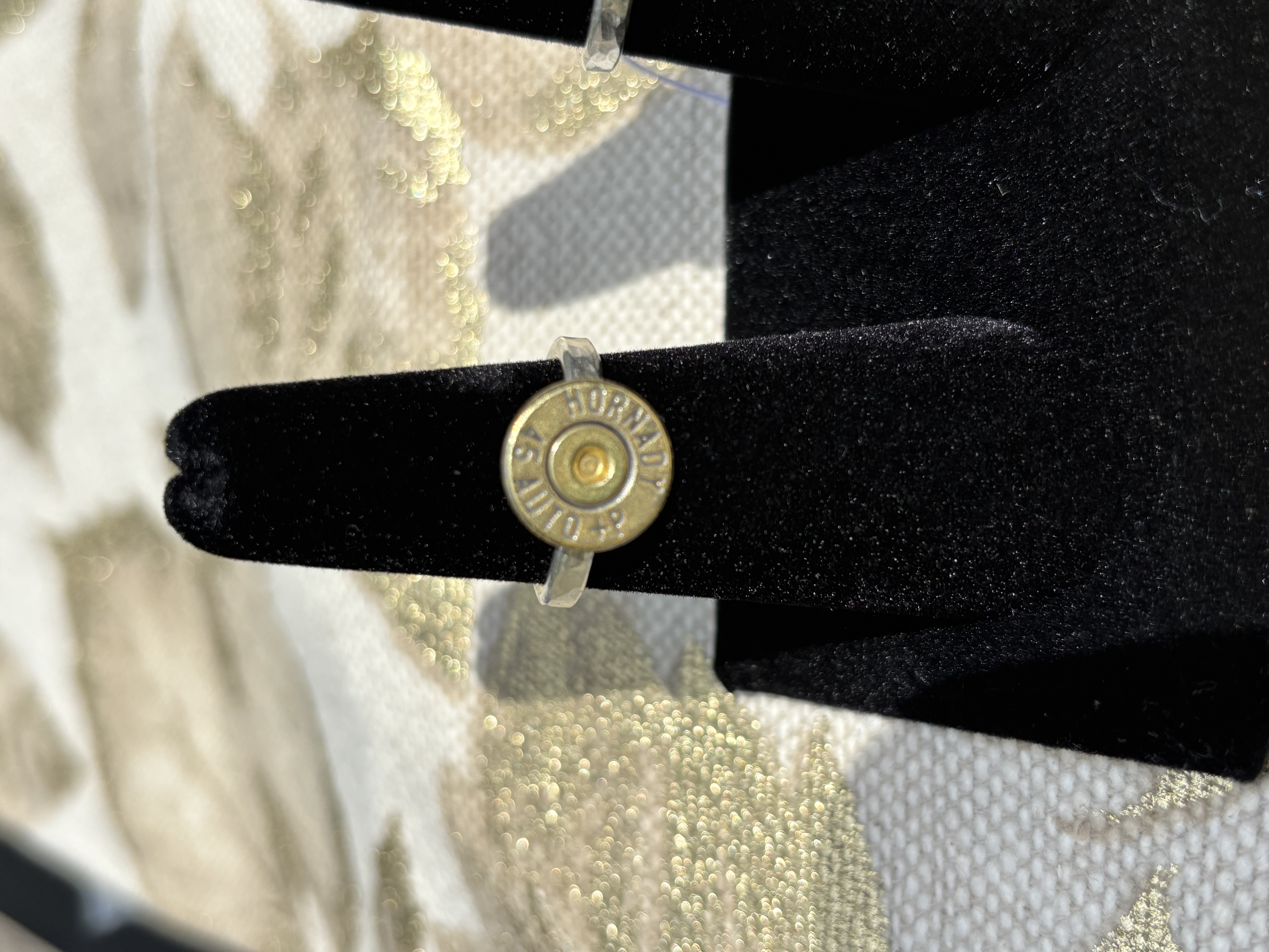 Nickel and Brass Bullet Rings