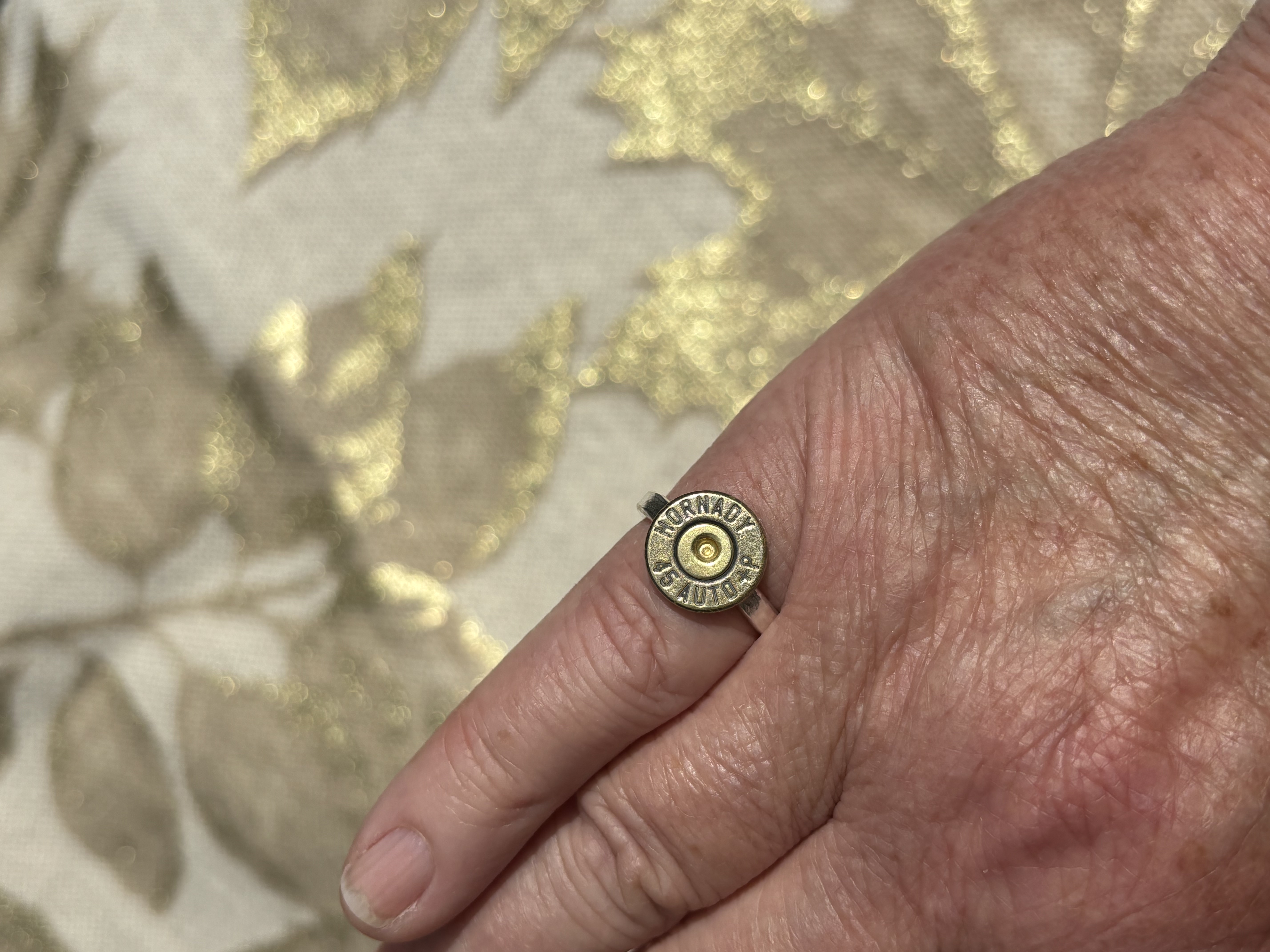 Nickel and Brass Bullet Rings