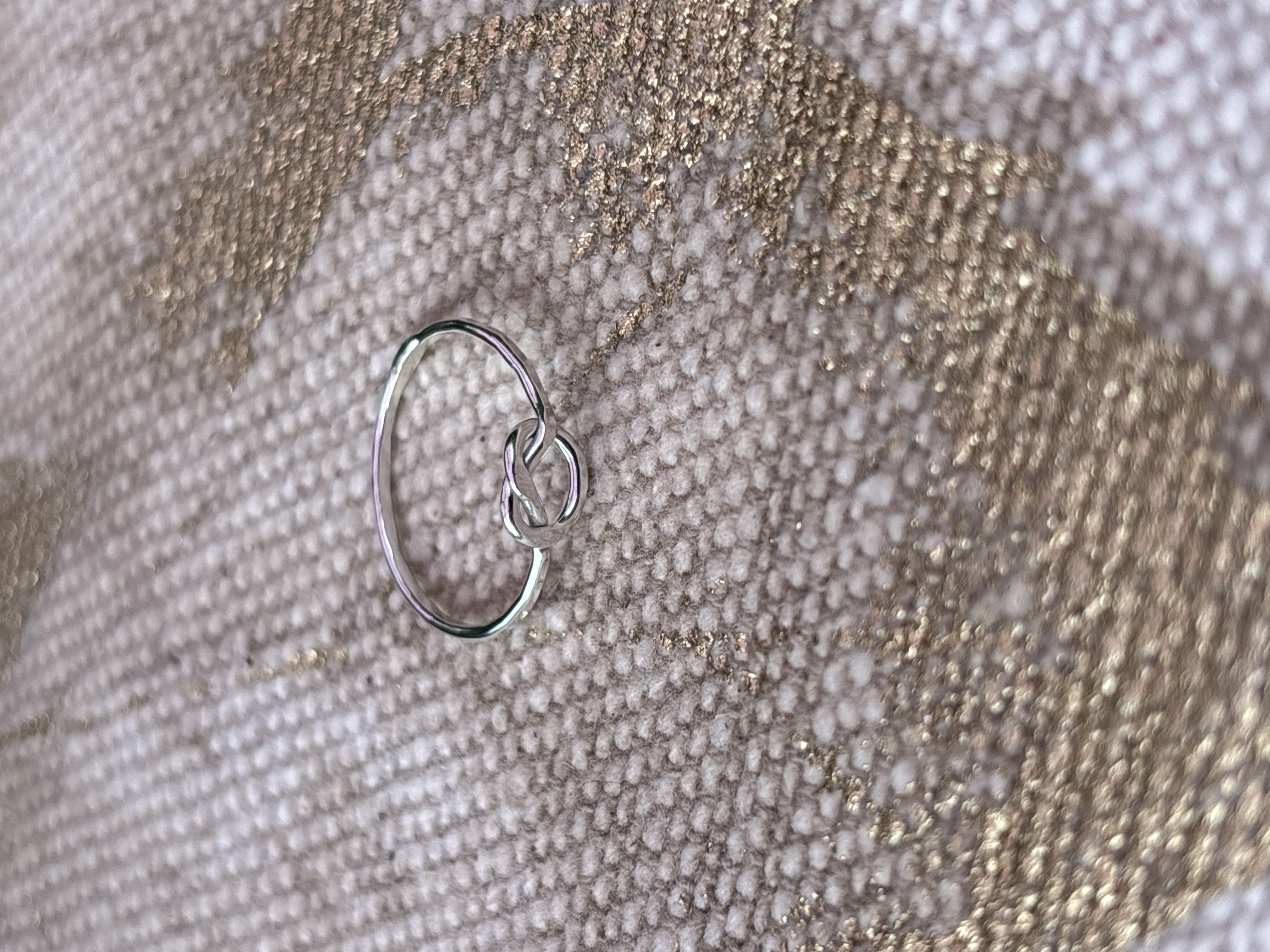 Sterling Silver Love Knot and Twist Rings
