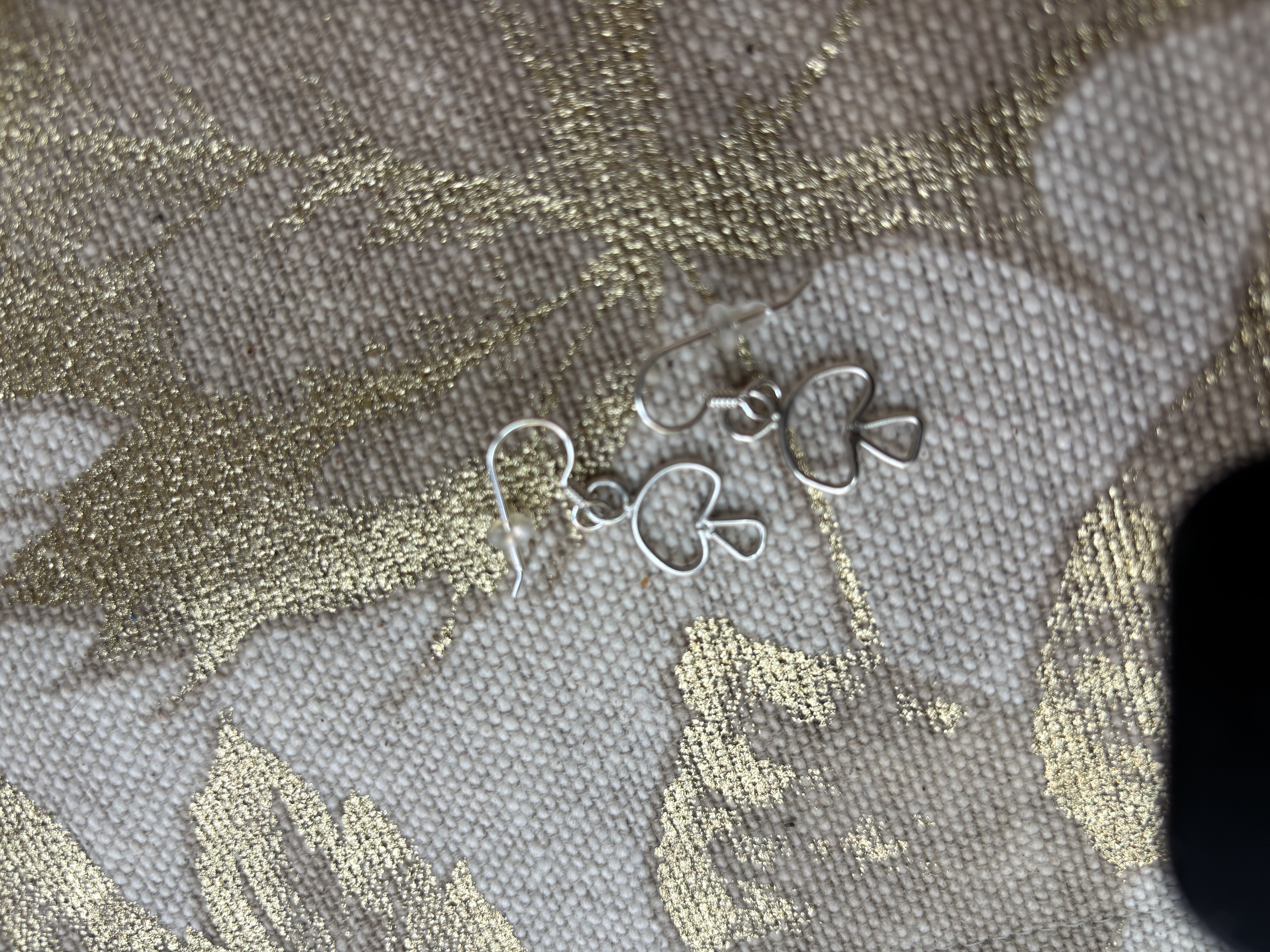 Handmade .925 Sterling Silver Mushroom Earrings