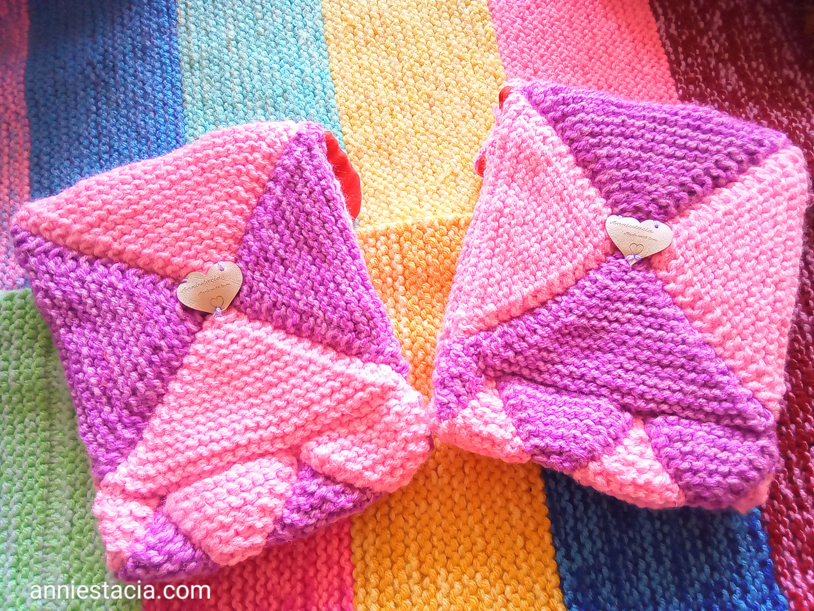 Knitted young ladies bags
