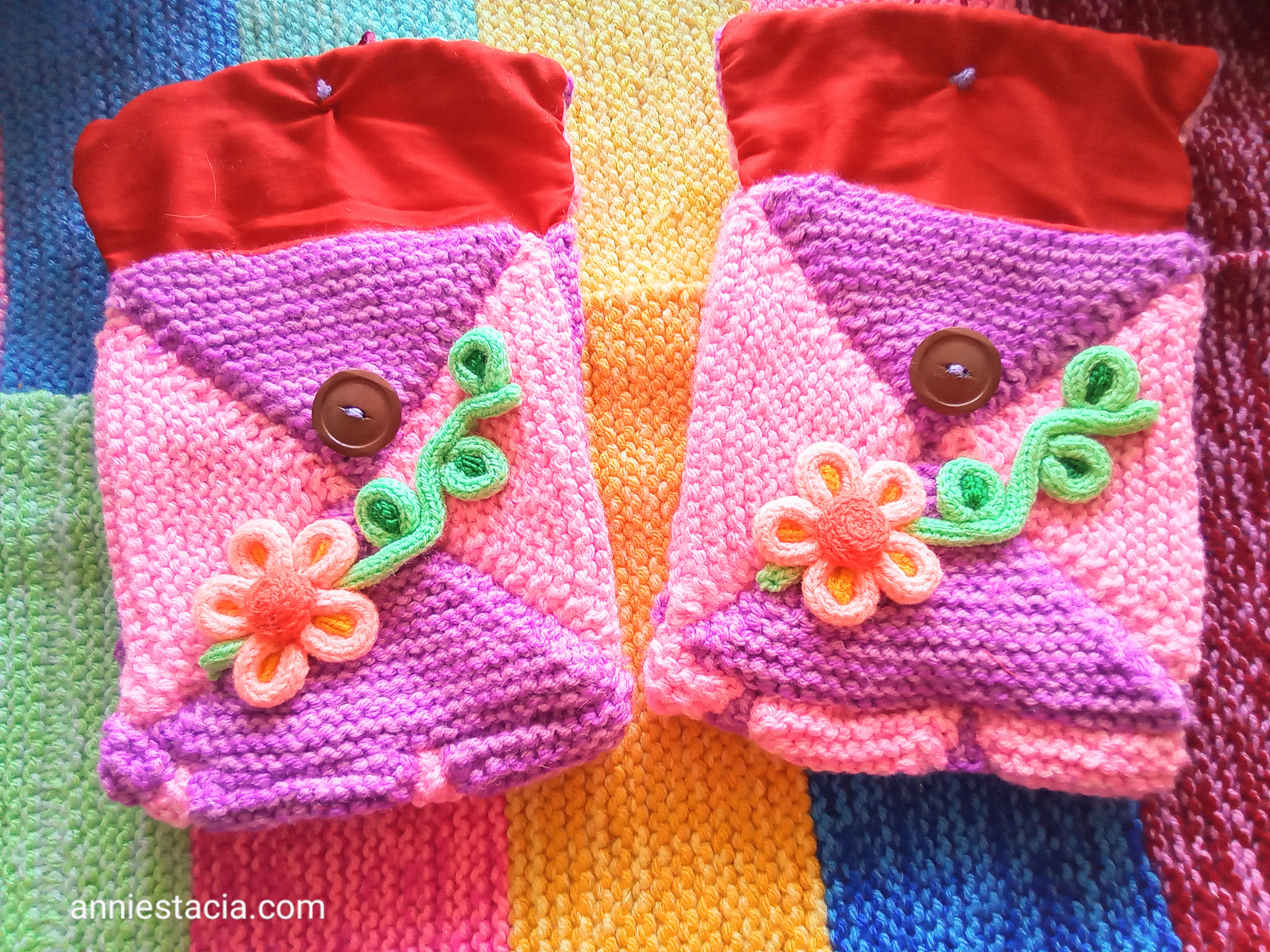 Knitted young ladies bags