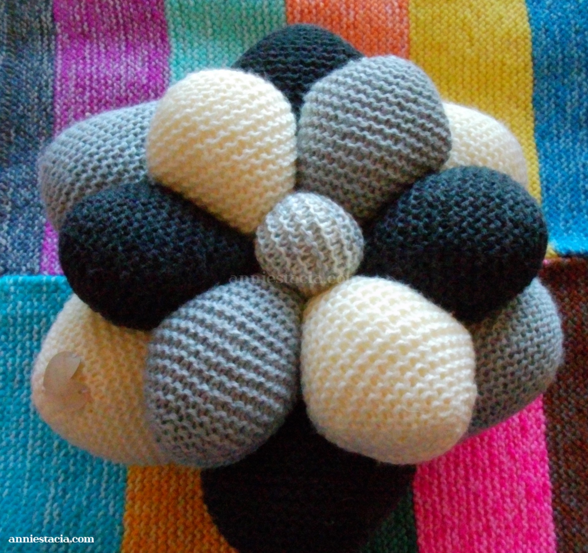 Gray-tinted decorative pillow