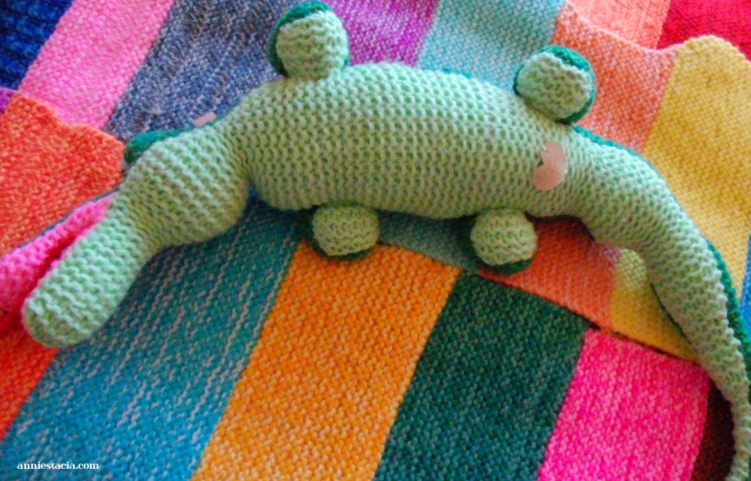 Medium-sized green crocodile