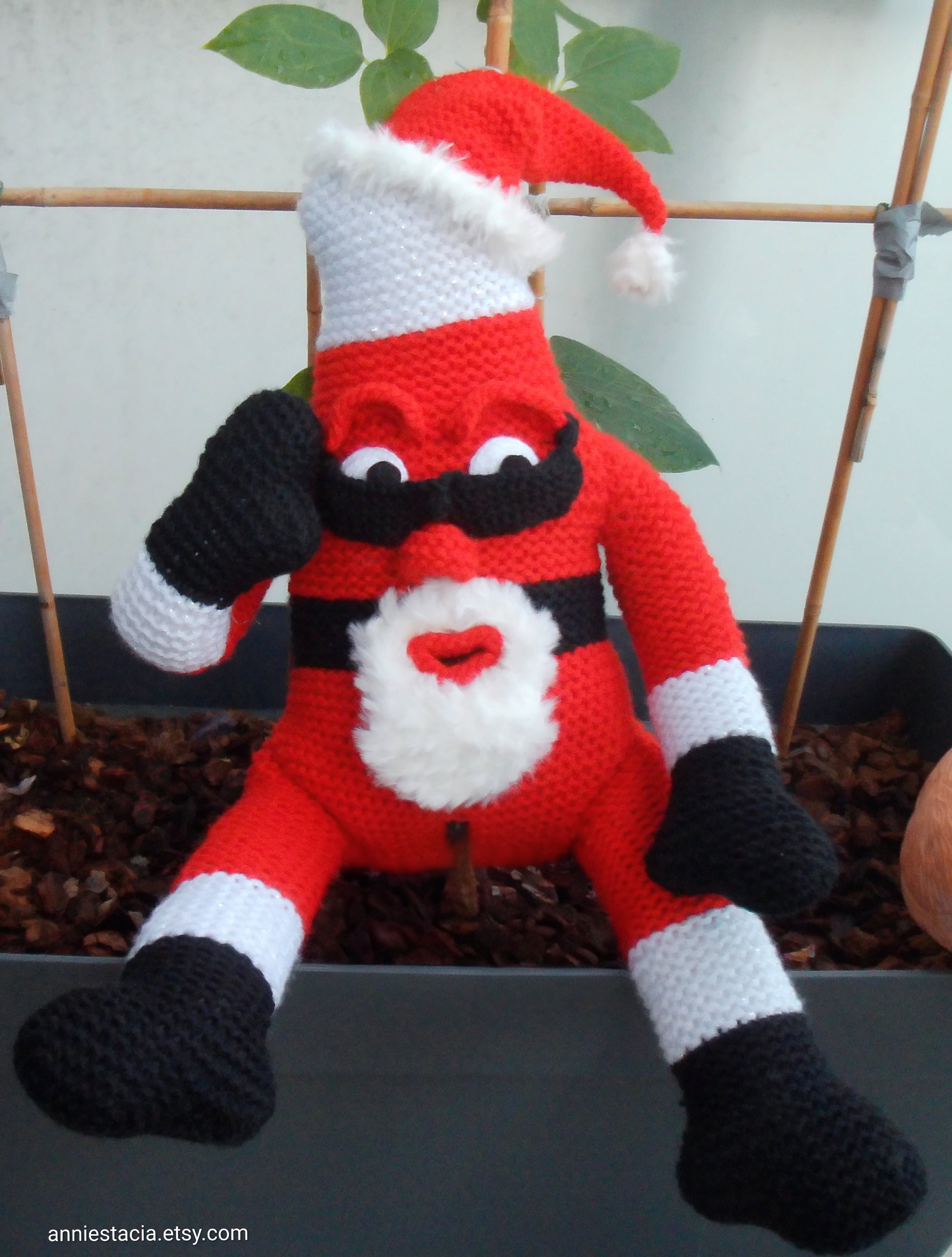 Handmade Santa Claus Decoration, Unique Christmas Gift Idea