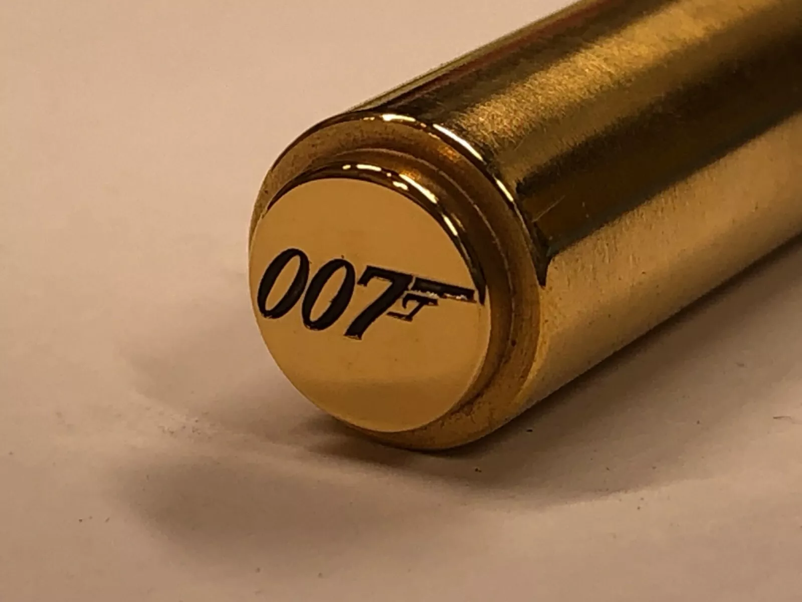 1911 End Cap Gov Stainless 24k gold plated deep engraved 007