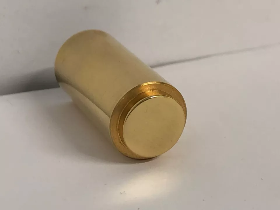 1911 End Cap Commander size smooth Stainless 24k gold plated