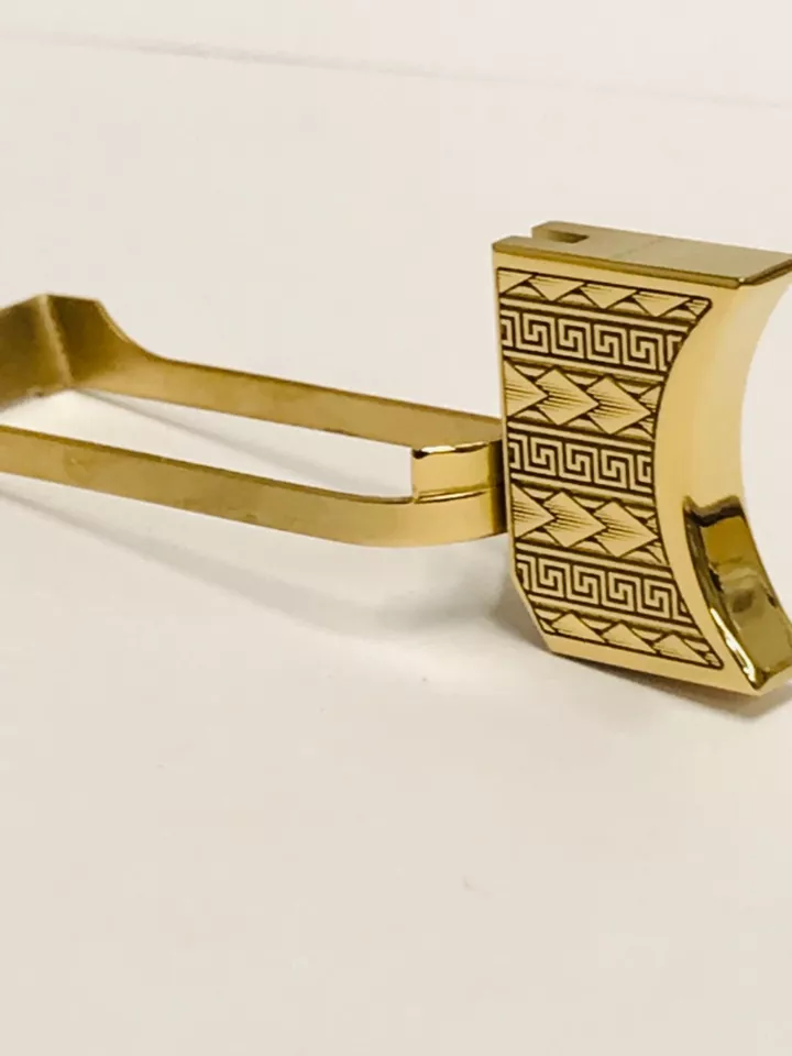 New laser engraved 1911 24k Gold Plated Mirror Polished Long Pad Aztec calendar