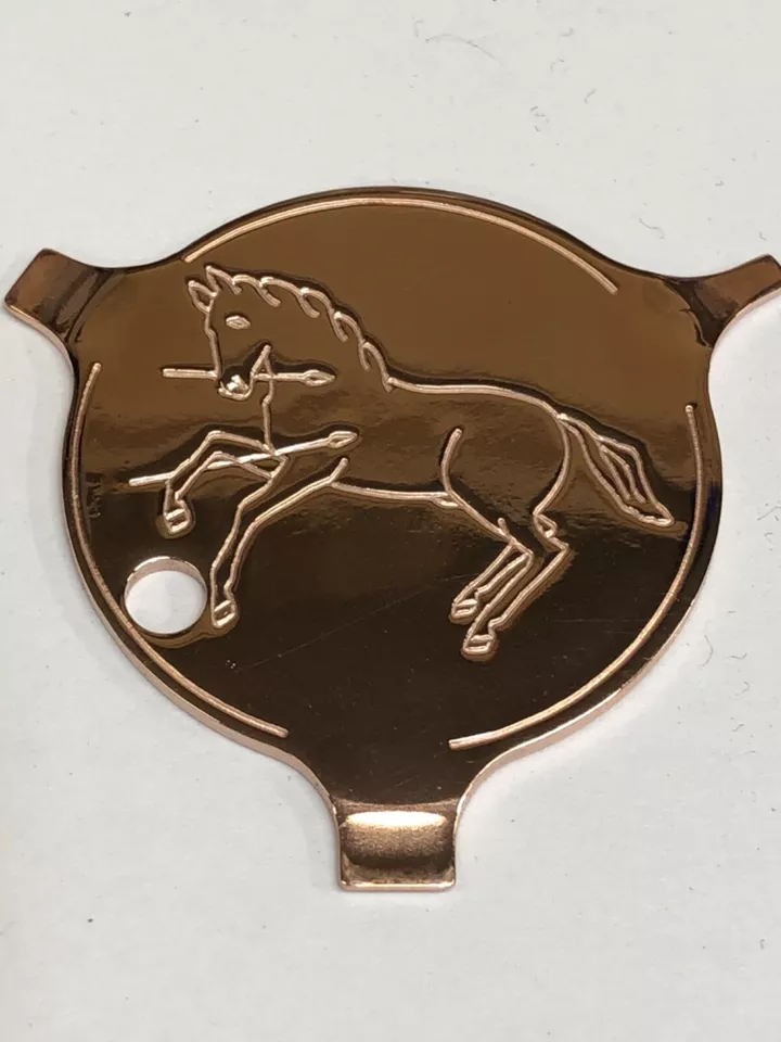 Rose gold plated Colt Screwdriver Sight Adjustment Tool Keychain Gunsmith