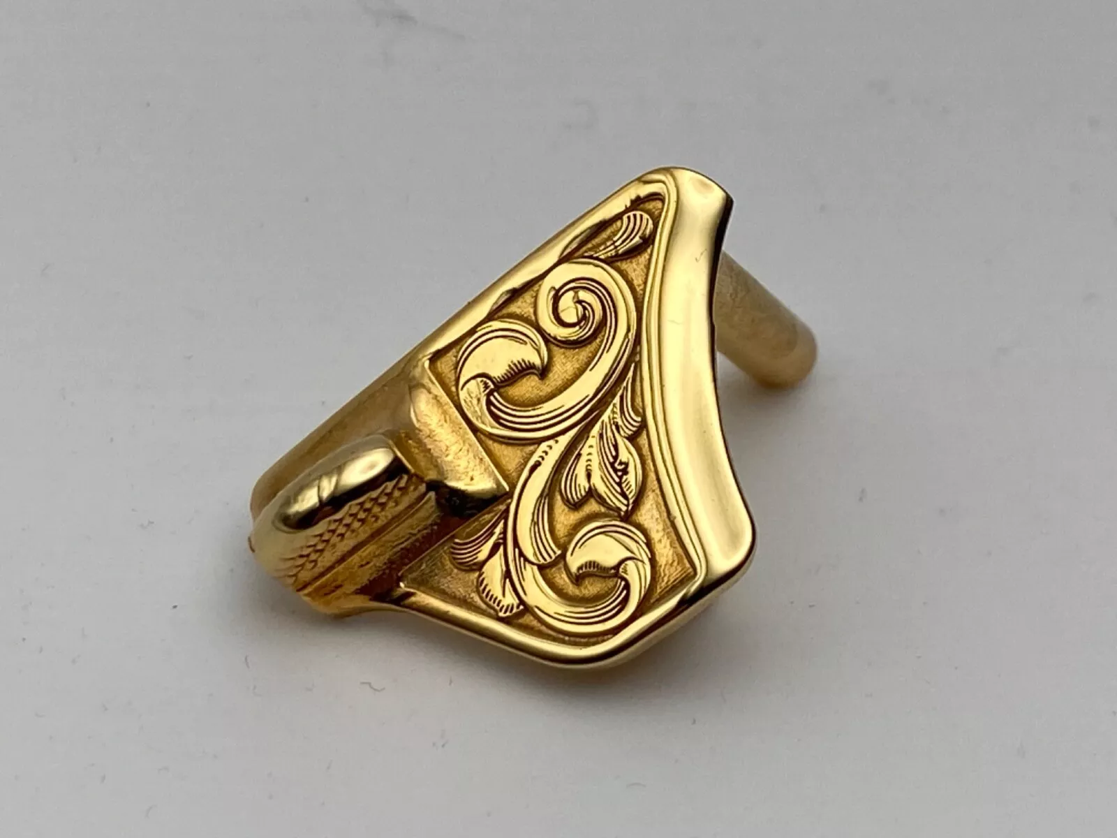 1911 laser engraved Thumb Safety 24k gold plated