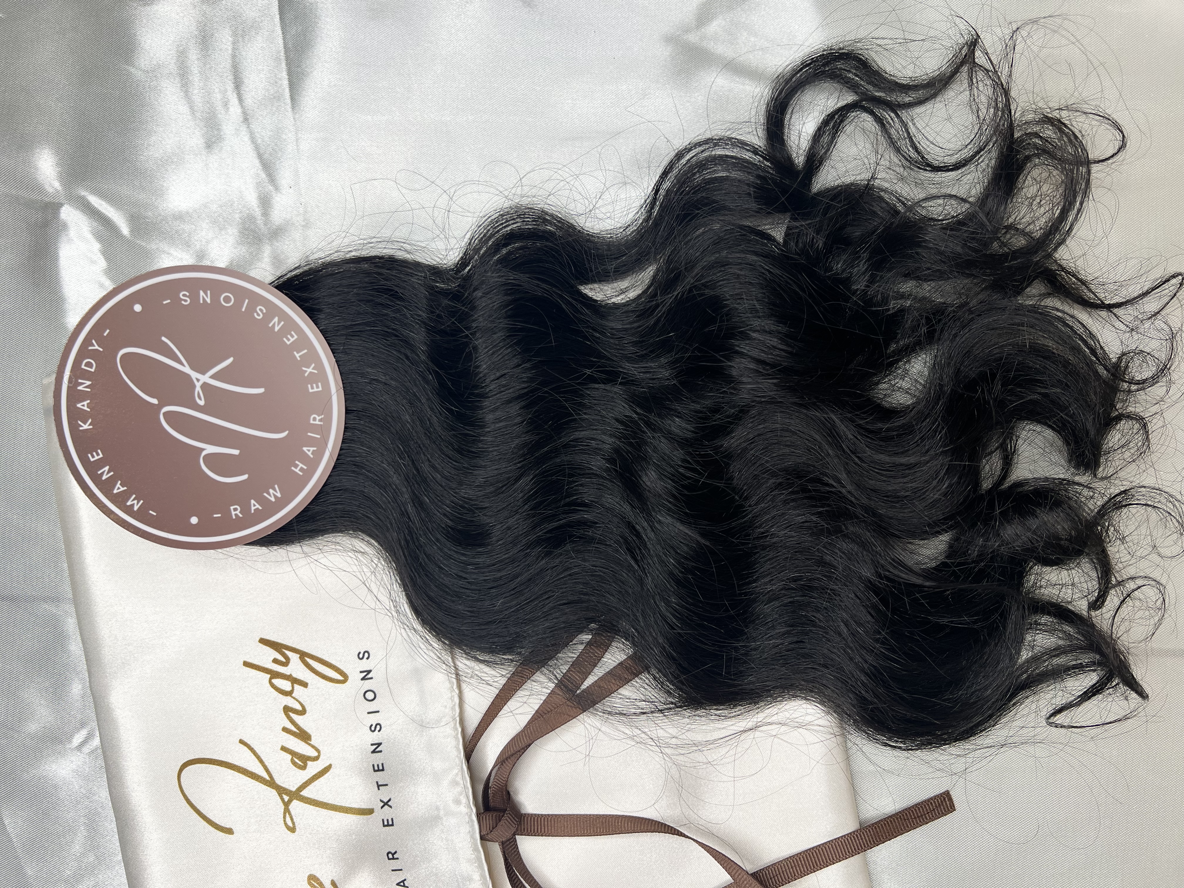 Very Wavy Raw Indian Hair Extensions- 16inch