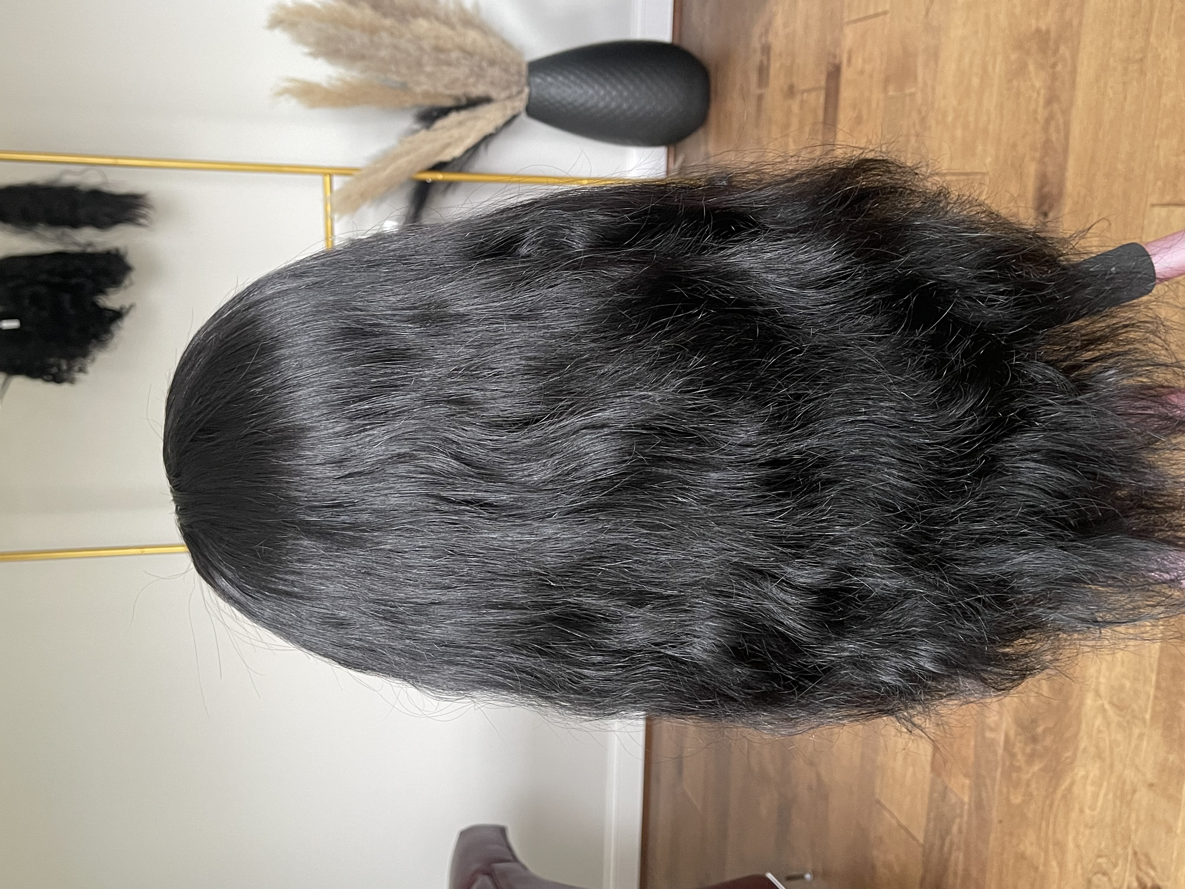 LaToya's Custom 4x4 Closure Wig-Cambodian Wavy Hair Extensions