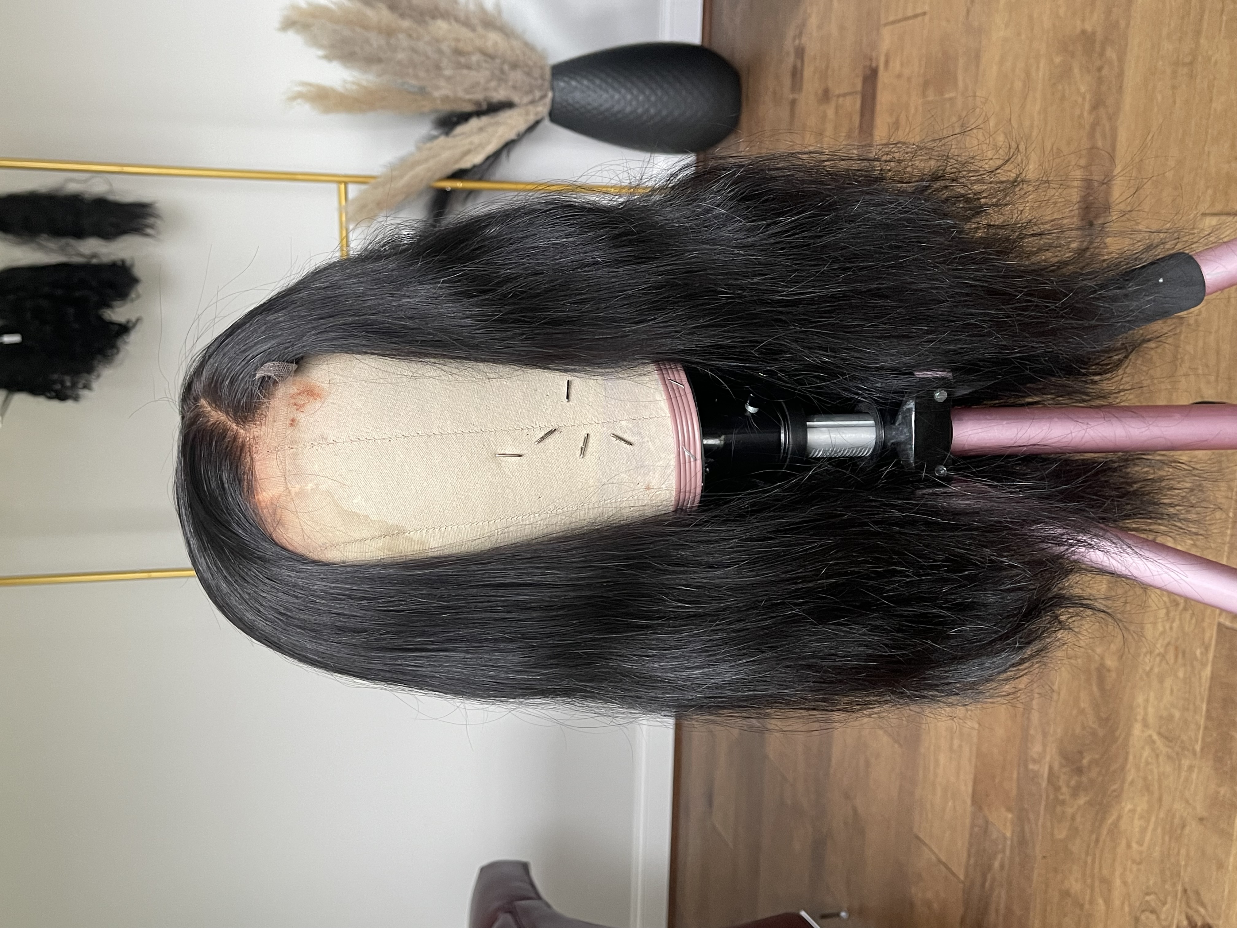 LaToya's Custom 4x4 Closure Wig-Cambodian Wavy Hair Extensions
