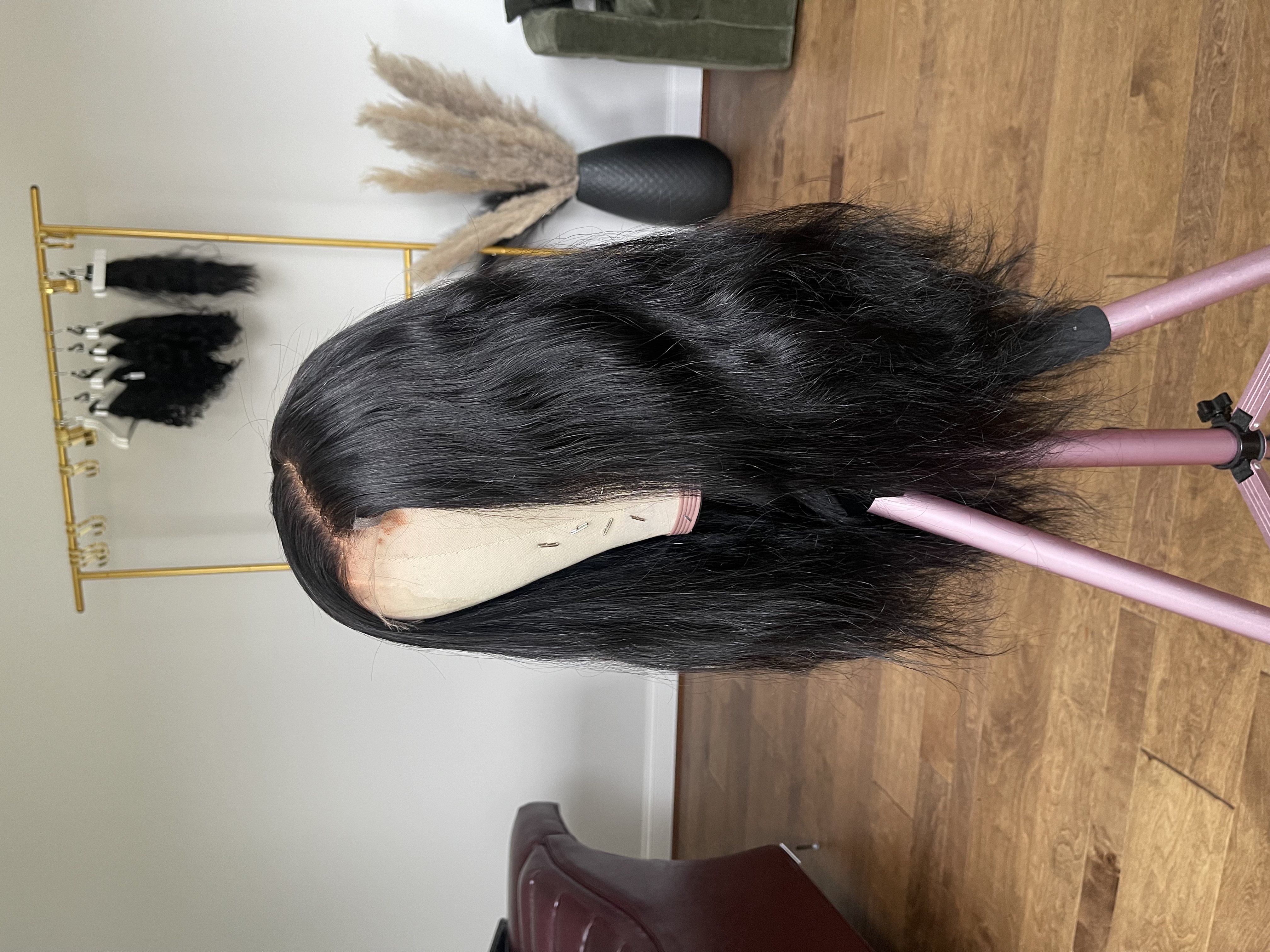 LaToya's Custom 4x4 Closure Wig-Cambodian Wavy Hair Extensions