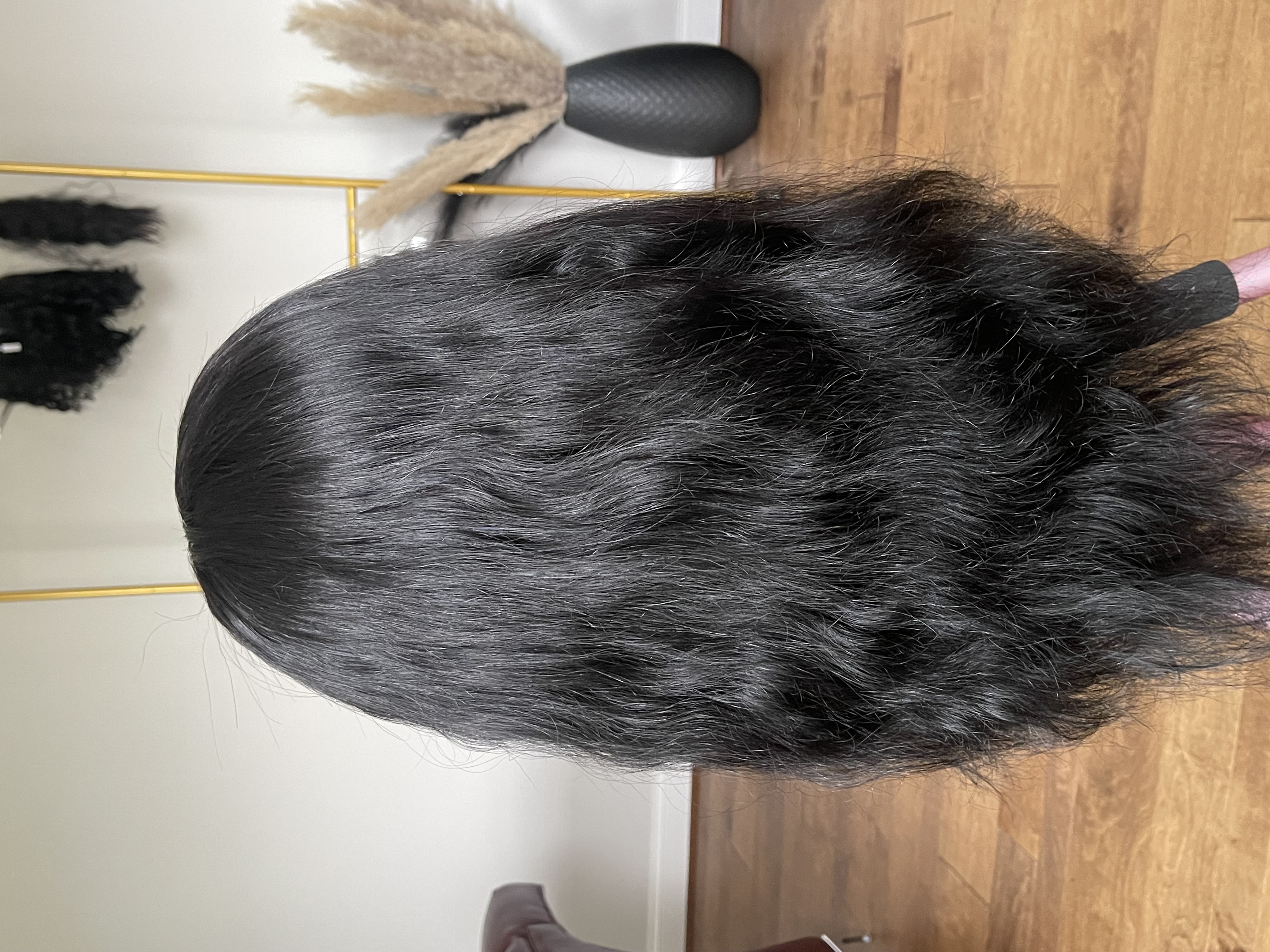 LaToya's Custom 4x4 Closure Wig-Cambodian Wavy Hair Extensions