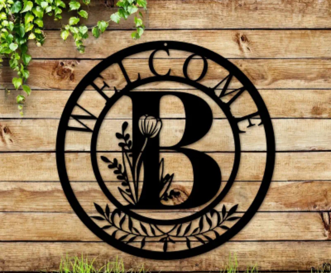  Welcome Sign, all 28 alphabets / Panneau de bienvenue, les 28 alphabets.