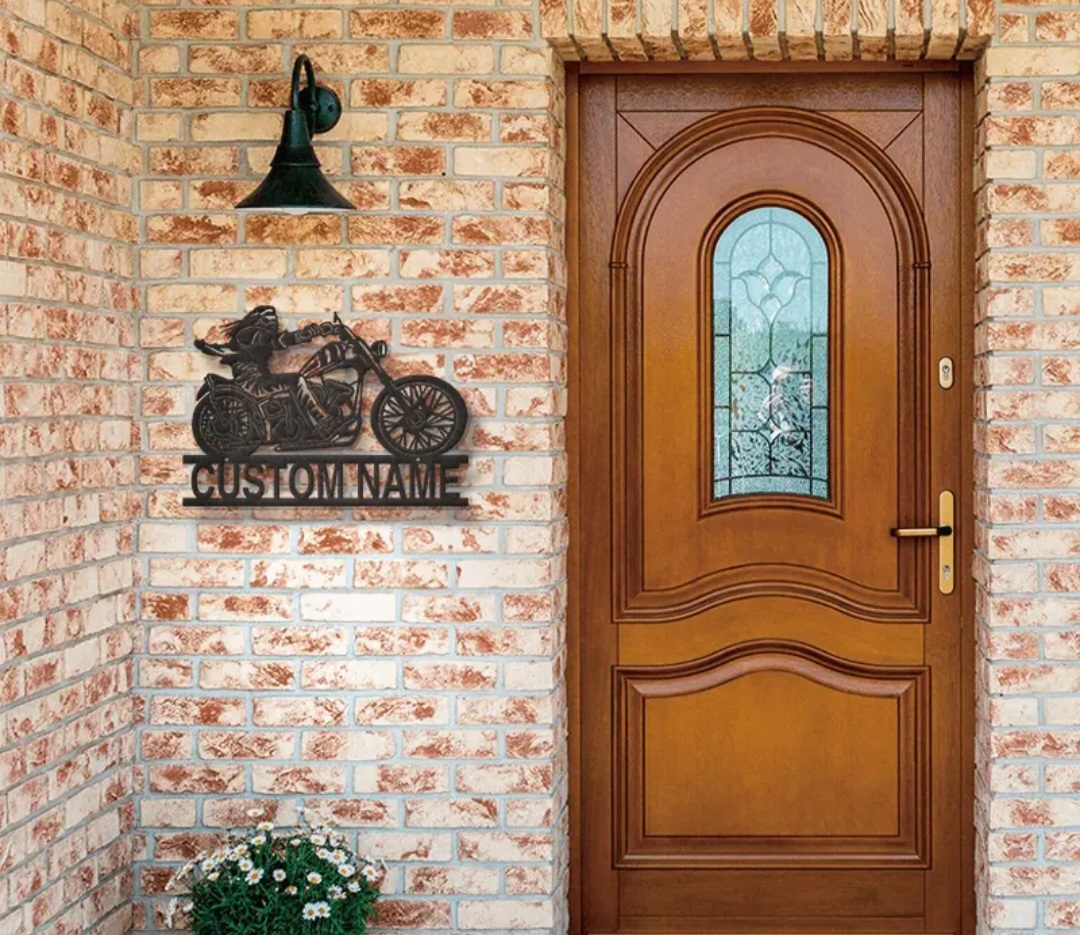 Custom Metal Graphic Wall Art chopper / chopper mural art graphique en métal personnalisé