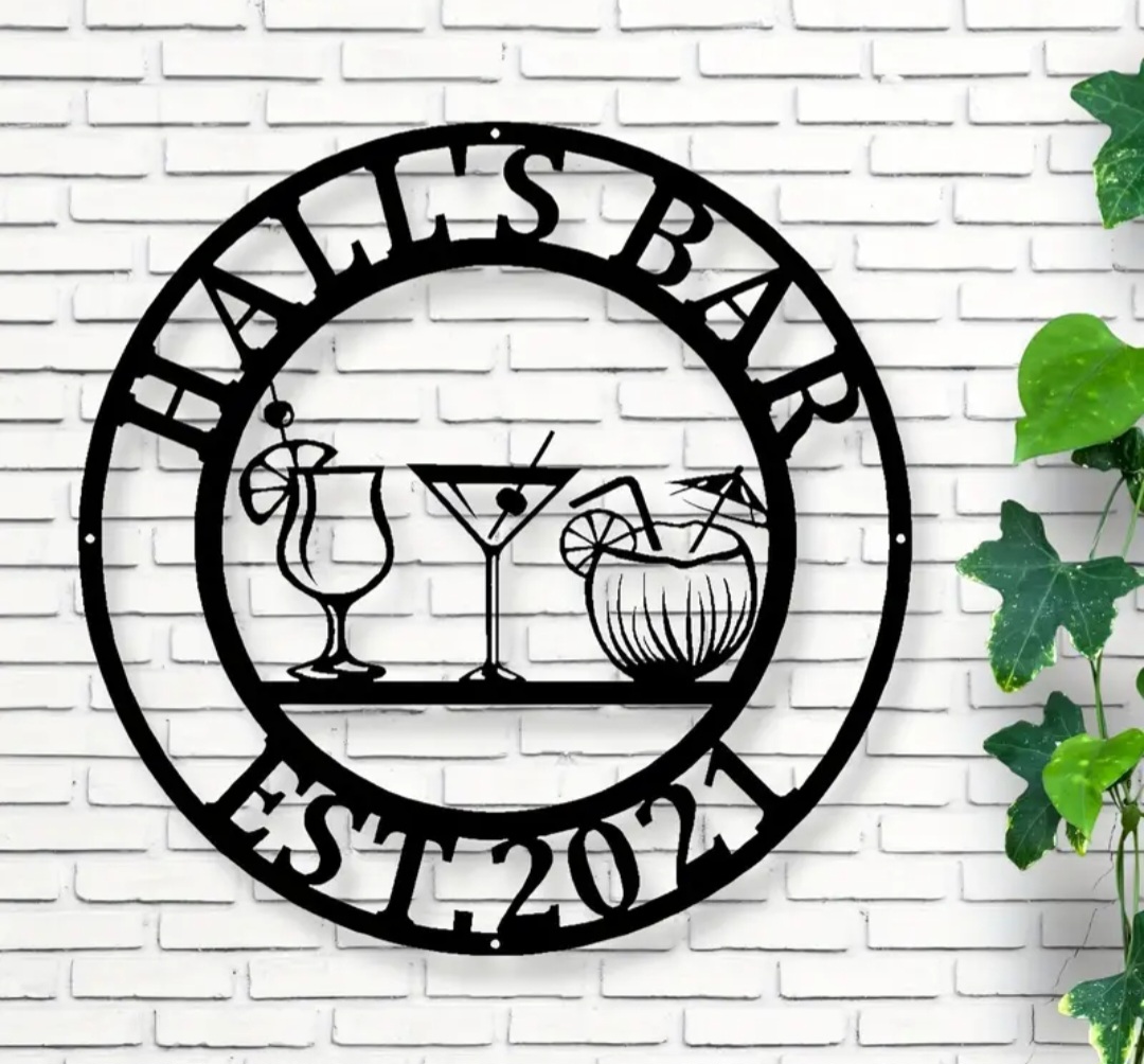 Custom Bar Sign / Panneau de bar personnalisé
