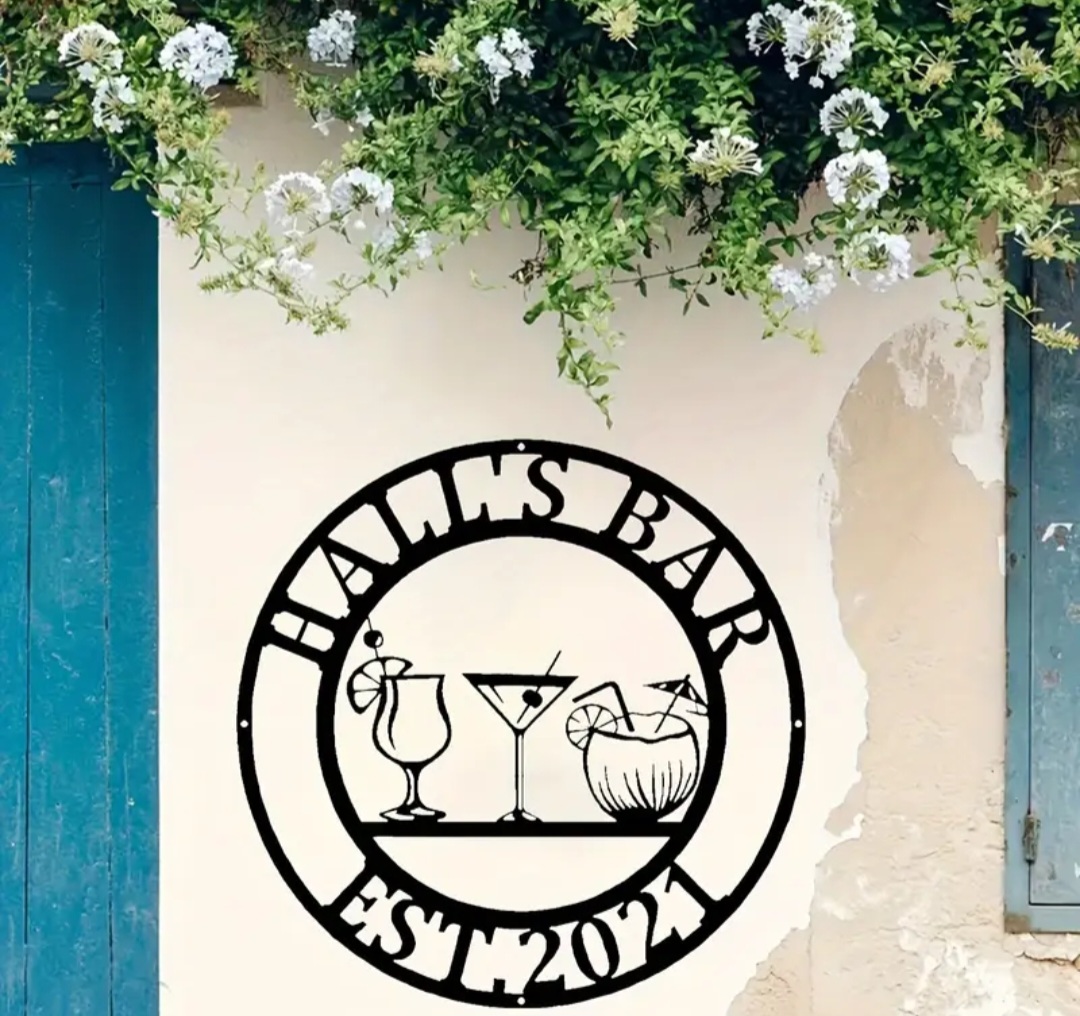 Custom Bar Sign / Panneau de bar personnalisé