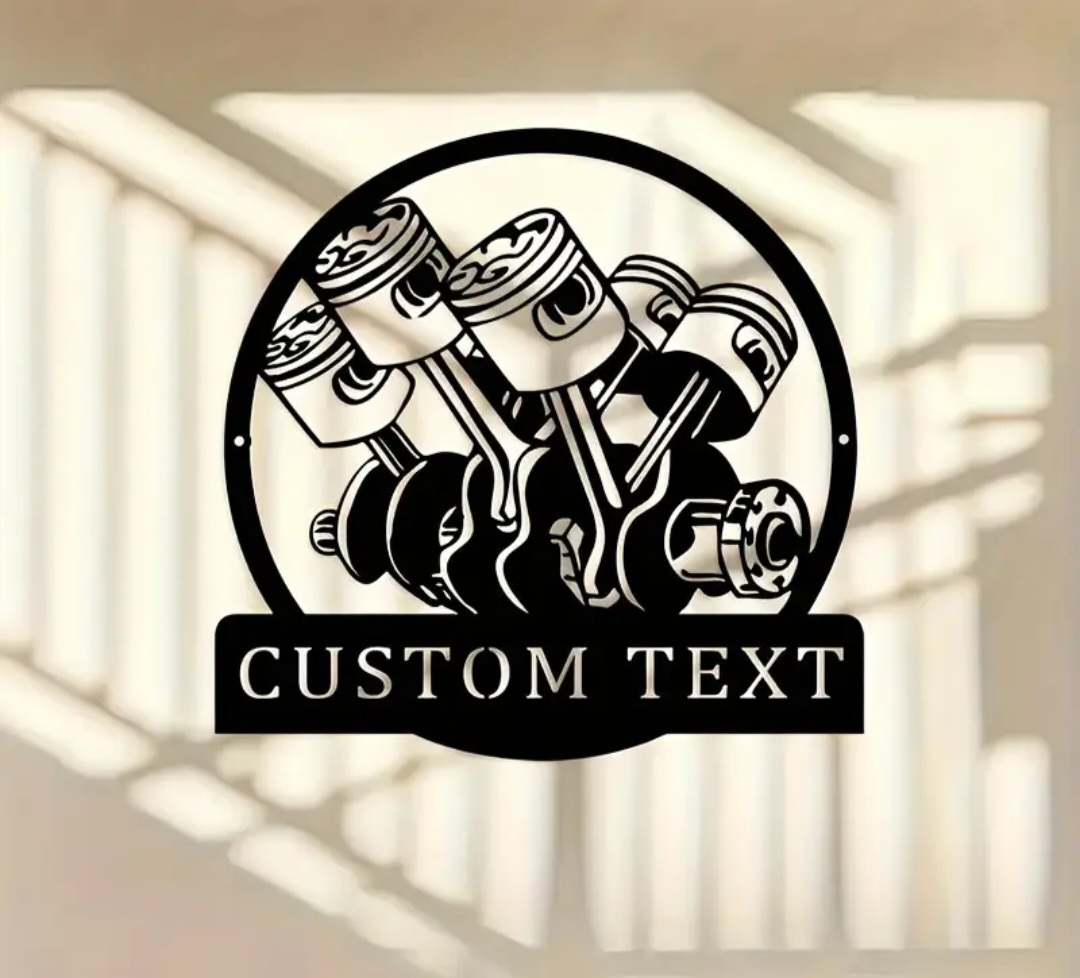Custom Metal Engine Art / Art de moteur en métal personnalisé