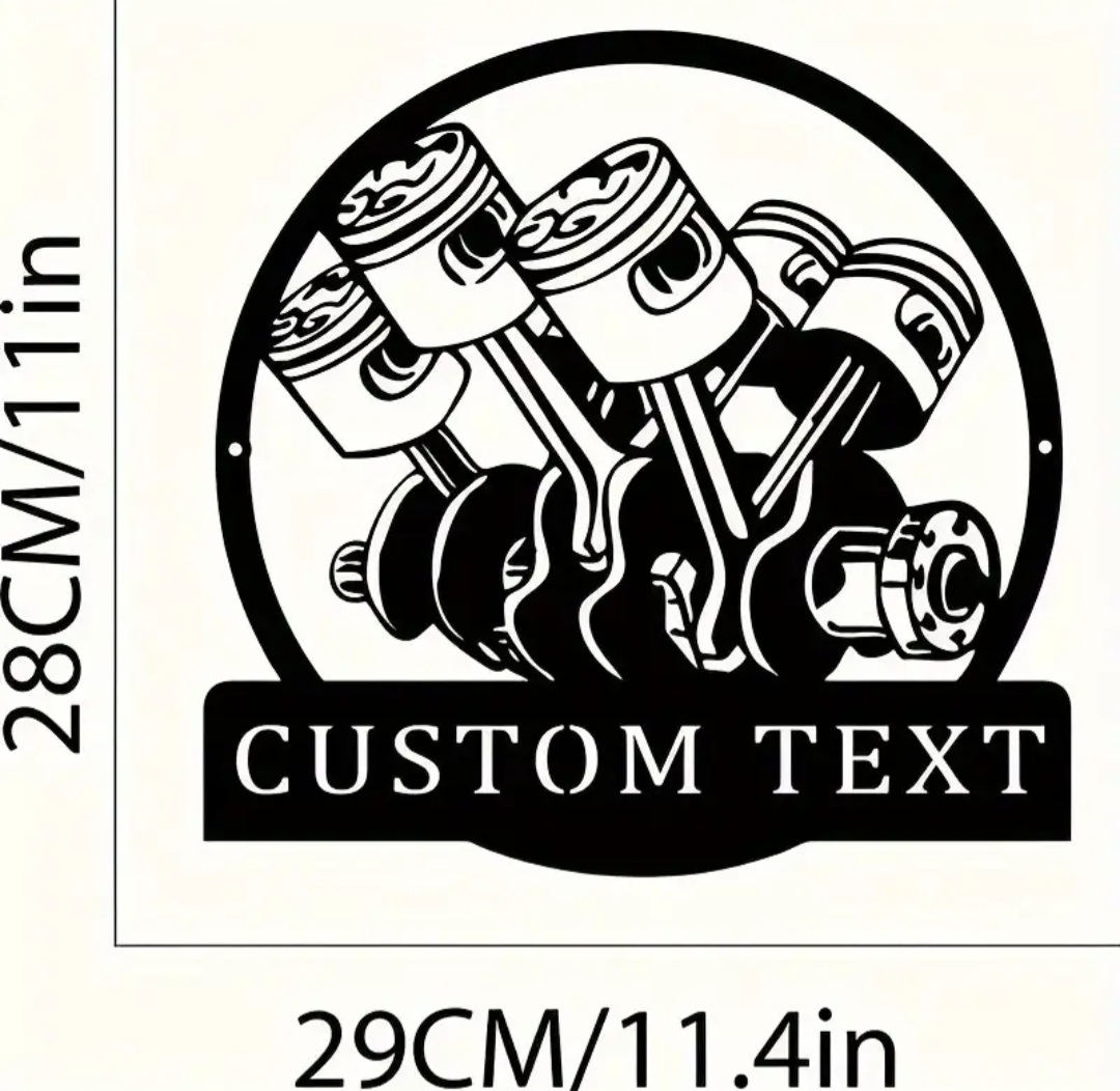 Custom Metal Engine Art / Art de moteur en métal personnalisé