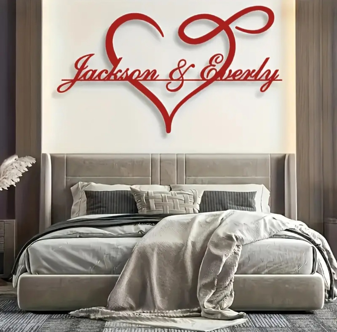 Custom Heart-Shaped Wall Art