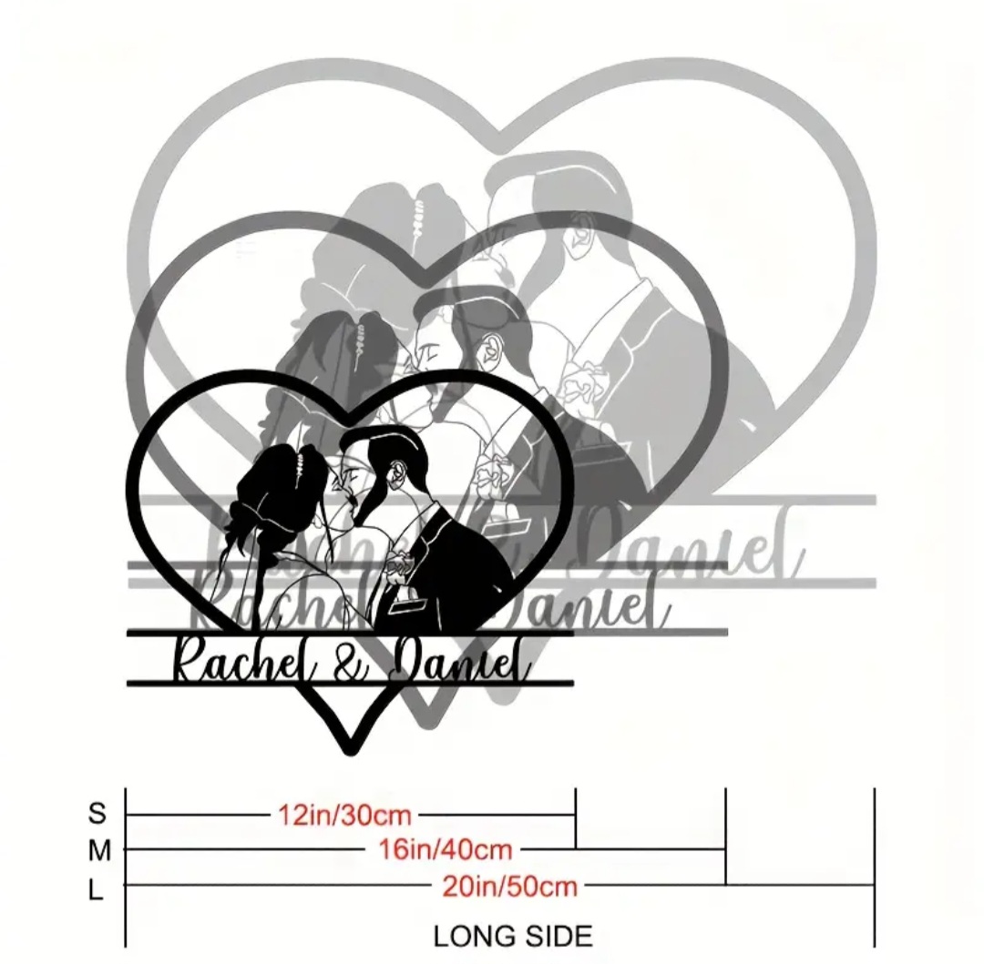 Custom Wedding Photo Frame / Cadre photo de mariage personnalisé