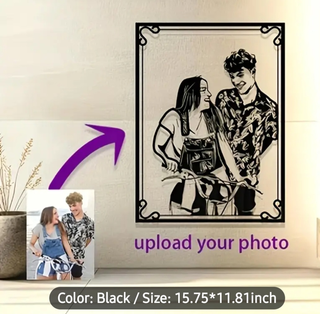 Custom Photo Frame / Cadre photo personnalisé.( send photo to photo@infinitycobra)