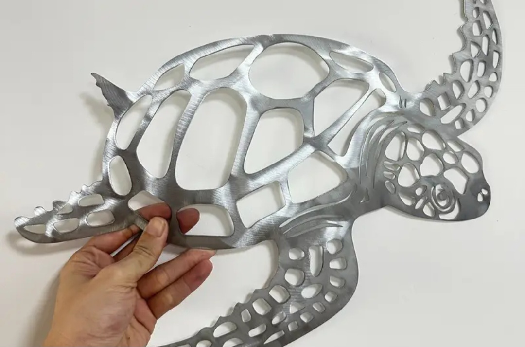  Metal Sea Turtle Wall Art / Art mural tortue de mer en métal