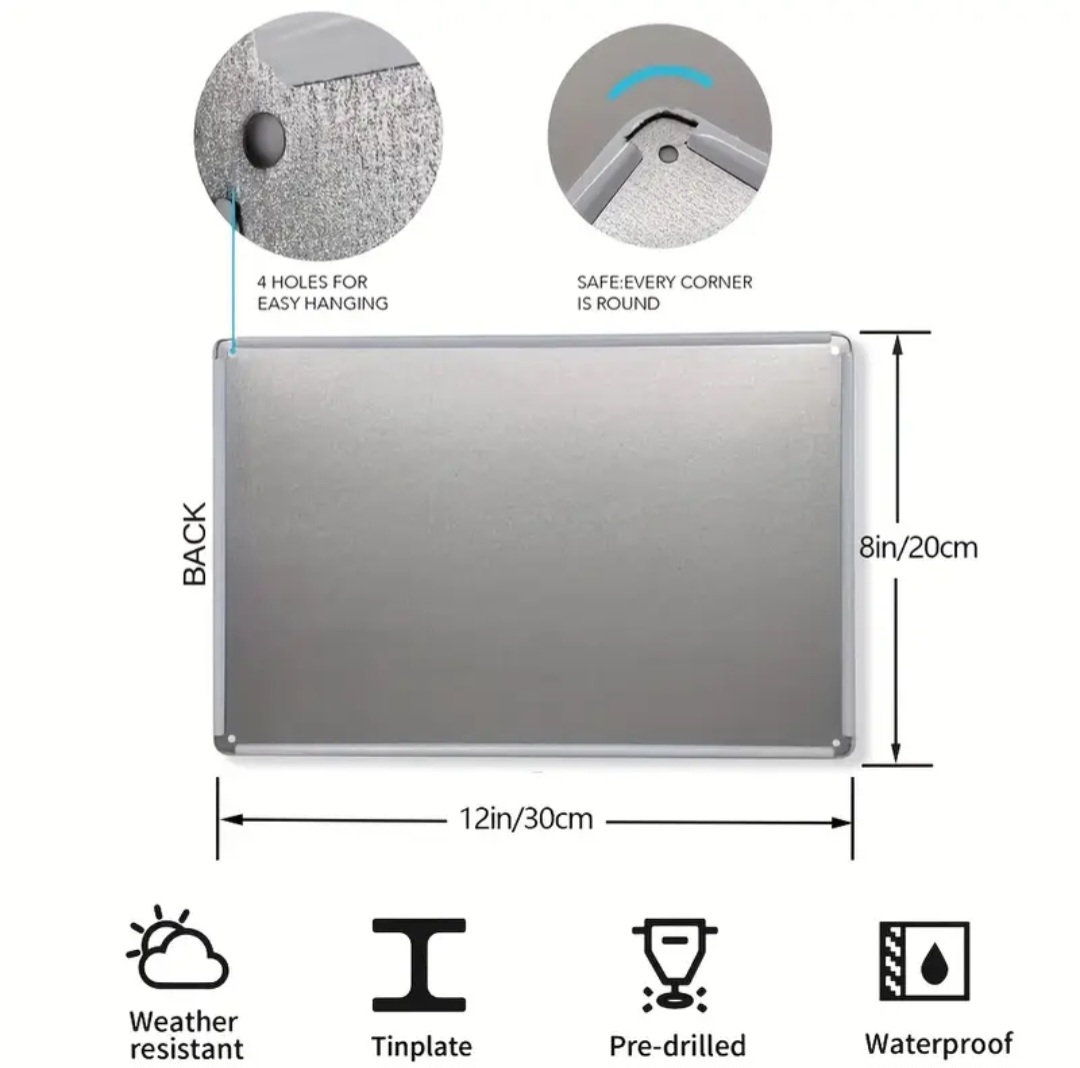 Captain Morgan Vintage Metal Sign Retro Bar and Pub Decor / Panneau métallique Vintage Captain Morgan, décor rétro pour Bar et Pub.