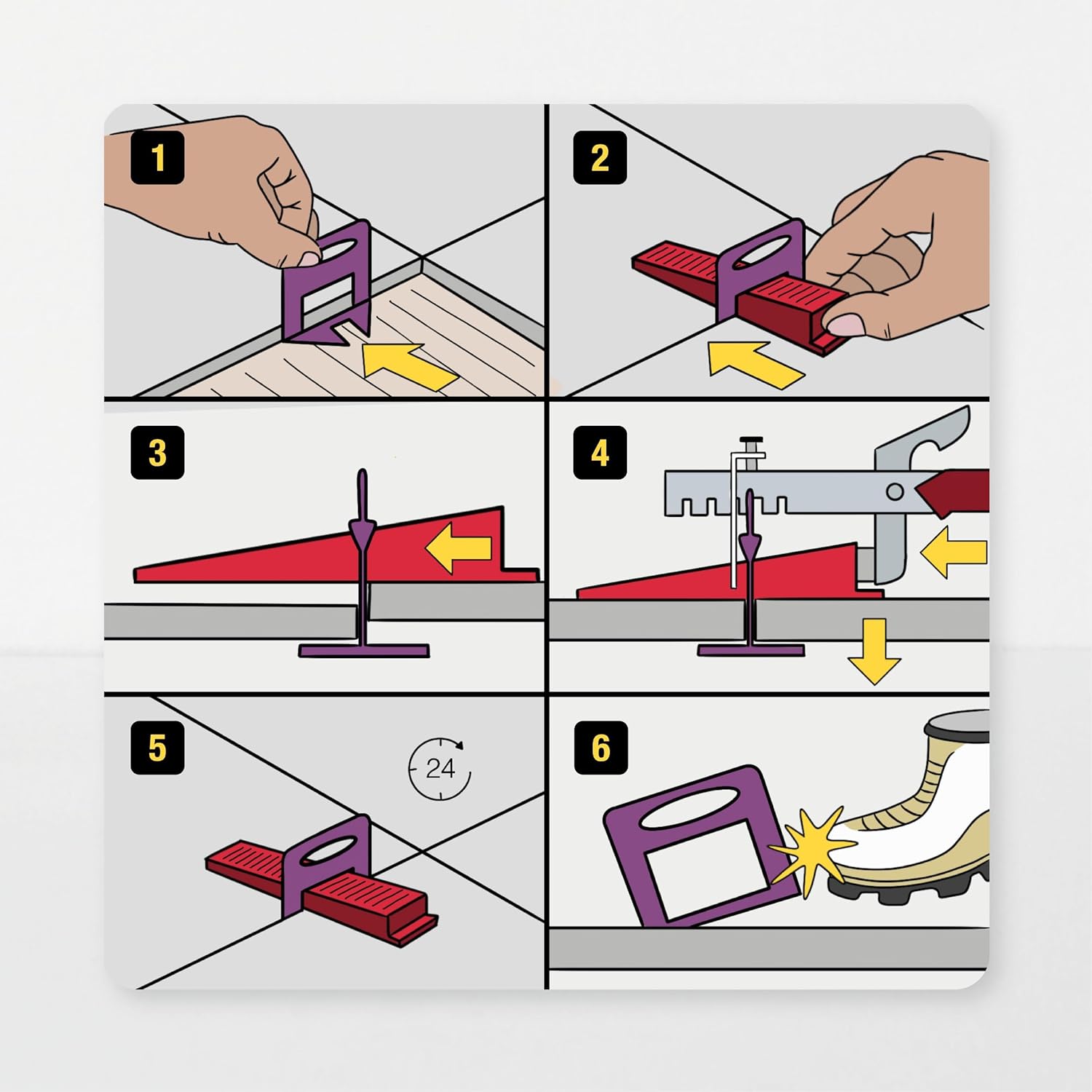 Clips de Nivelación Cerámica 1 mm