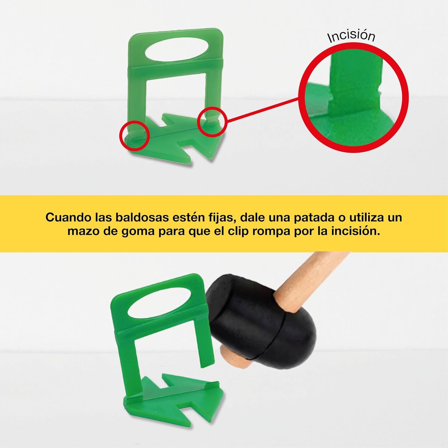 Clips de Nivelación Cerámica 2 mm