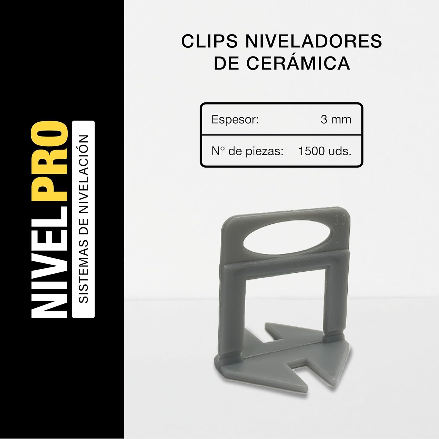 Clips de Nivelación Cerámica 3 mm