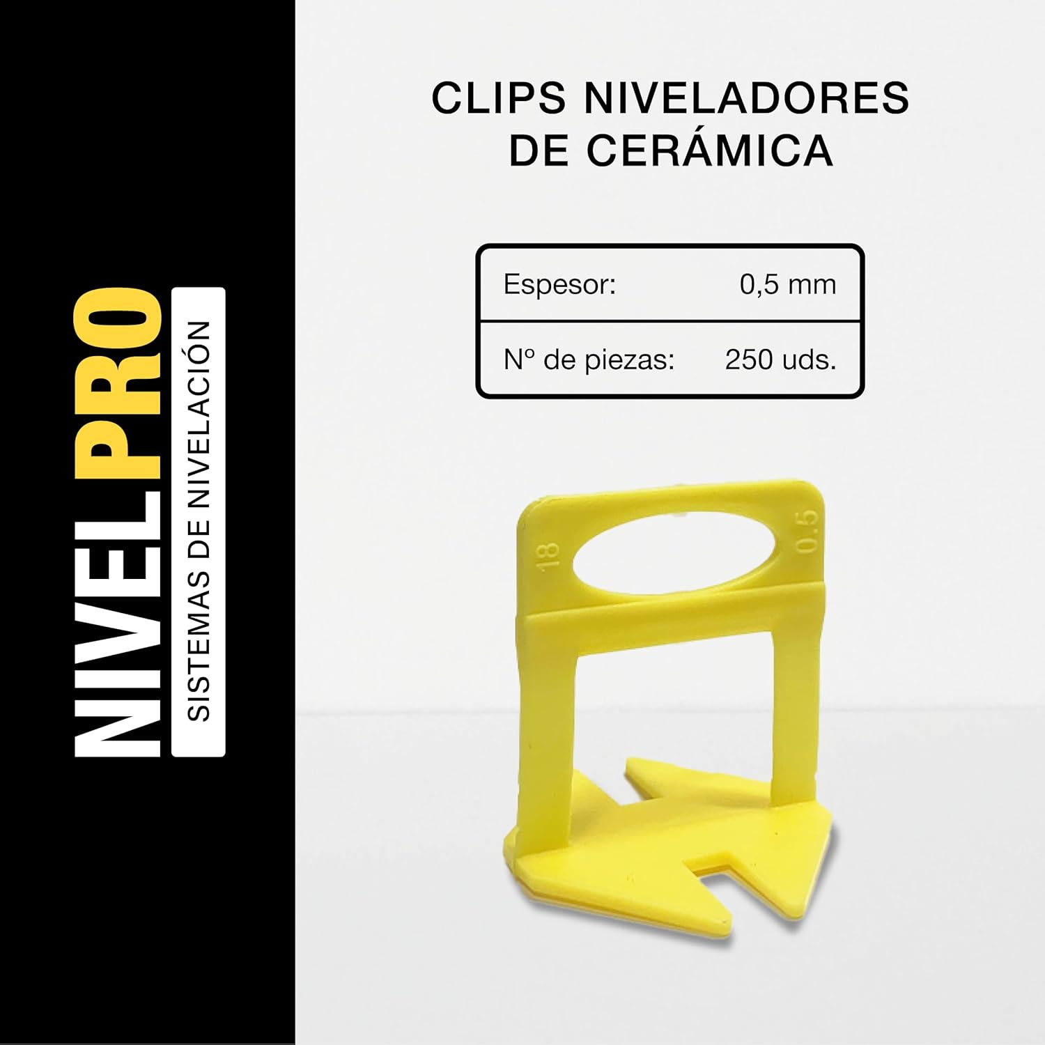 Clips de Nivelación Cerámica 0,5 mm