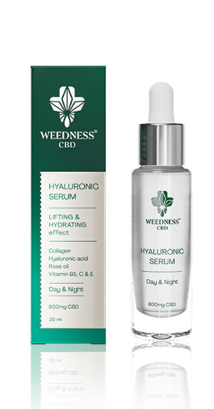 Sérum ácido hialurónico 24h con 600mg cbd 30ml