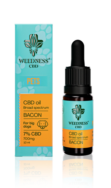 Aceite CBD 7% Perros grandes | Bacon 10ml