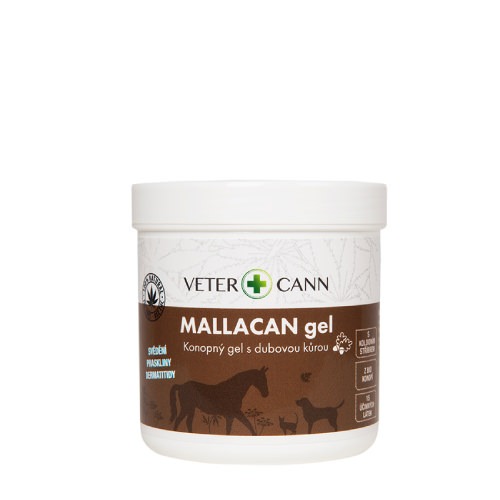 MALLACAN Gel reparador de piel de Cannabis para animales