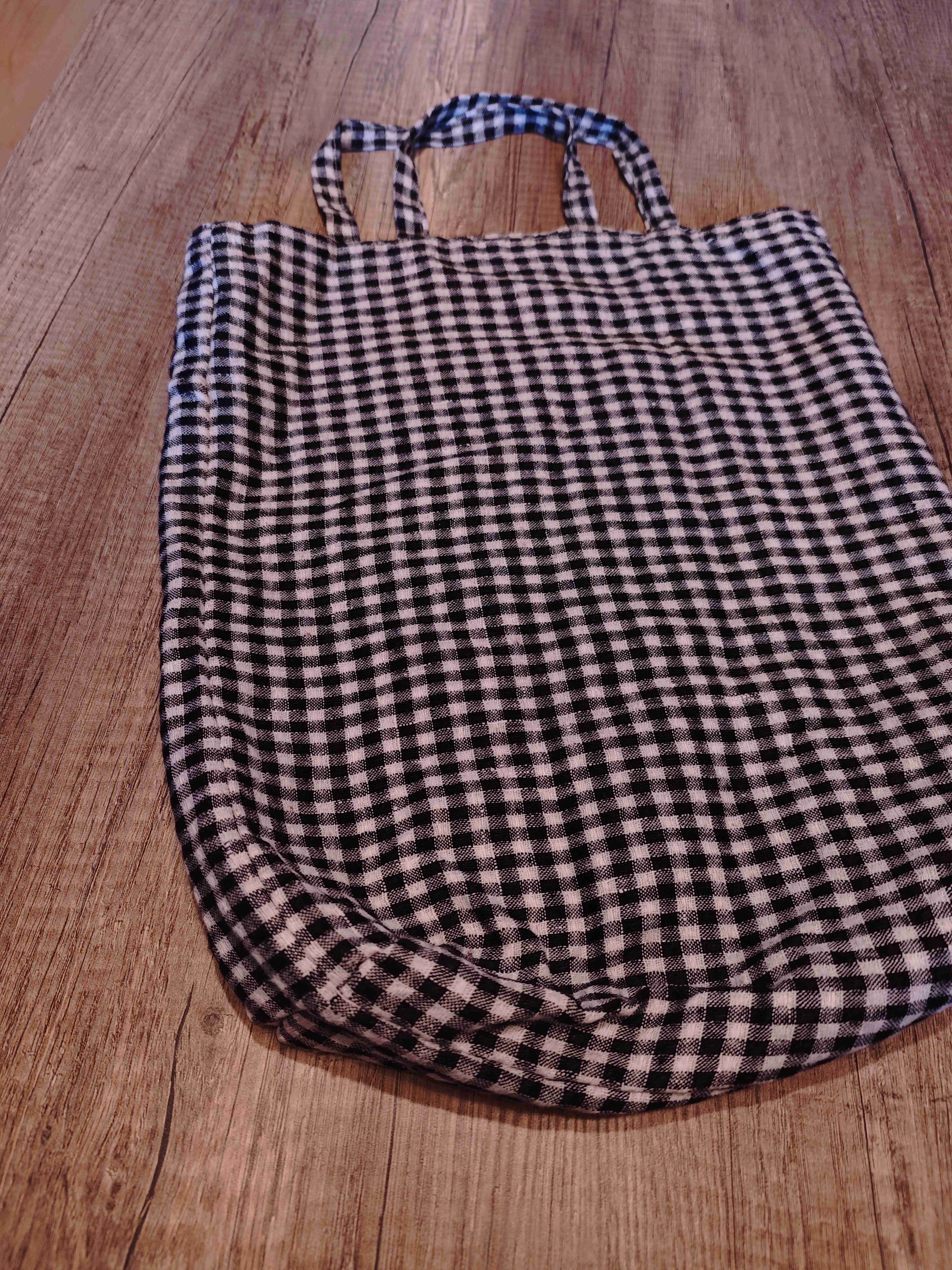 Lininis pirkinių krepšys 35x43 cm.