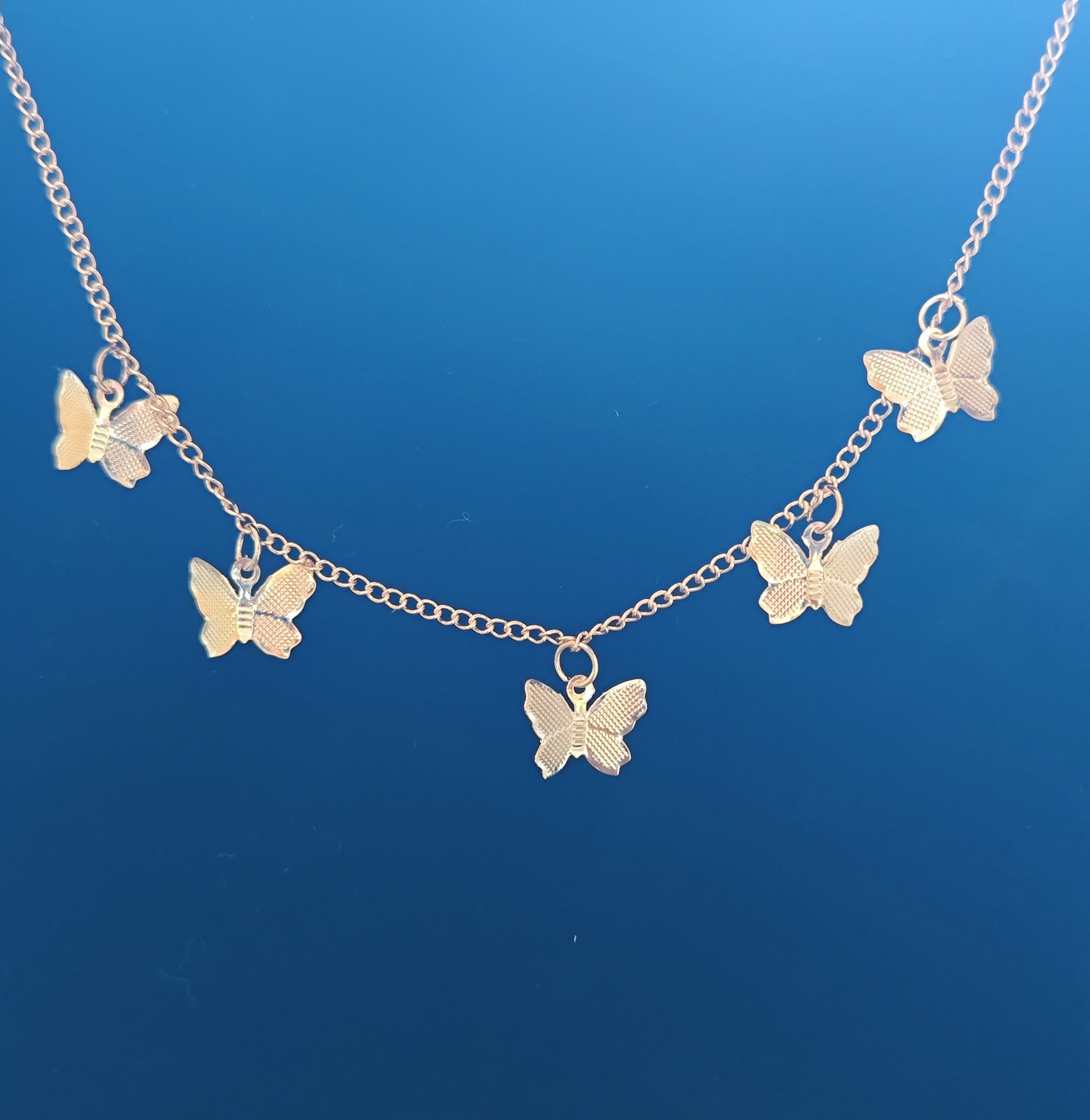 Kaklo papuošalas "Drugeliai"