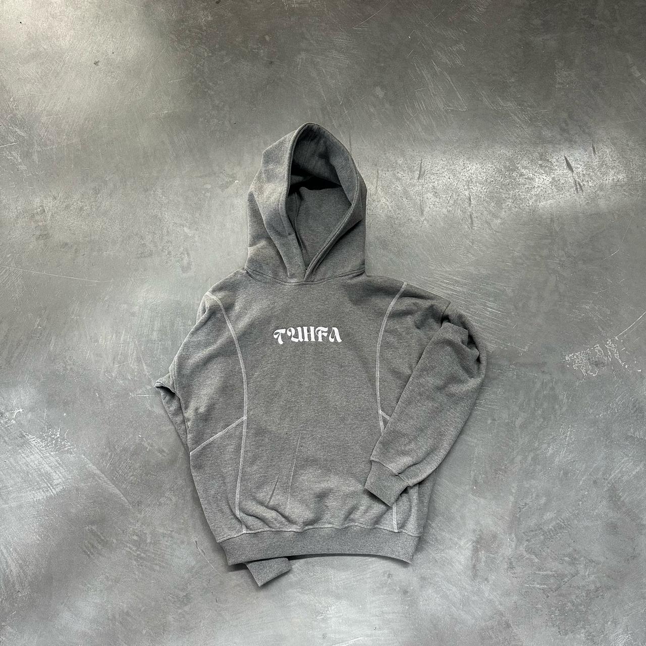 Tuhfa's gray hoodie