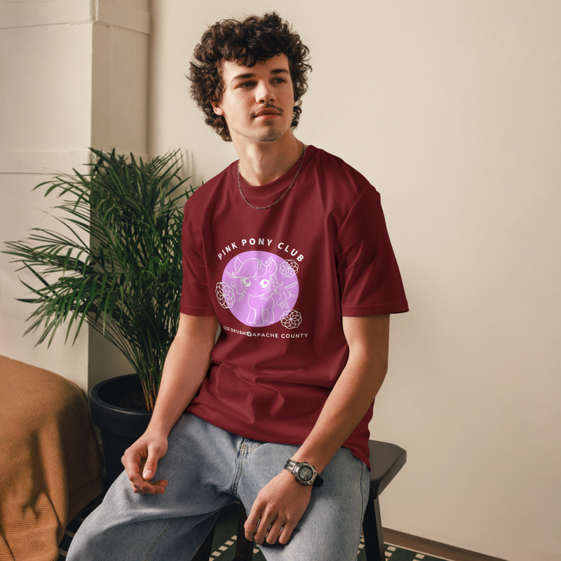 Men's Pink Pony Club - Indigenous Quilt Star | Organic Cotton T-shirt