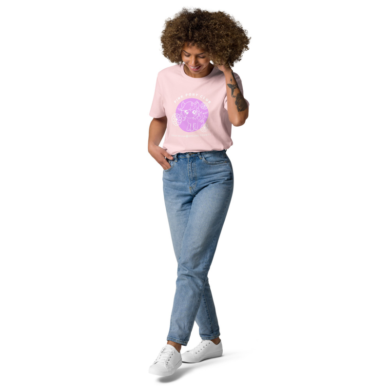 Women's Pink Pony Club - Indigenous Quilt Star | Over-sized Organic Cotton T-shirt