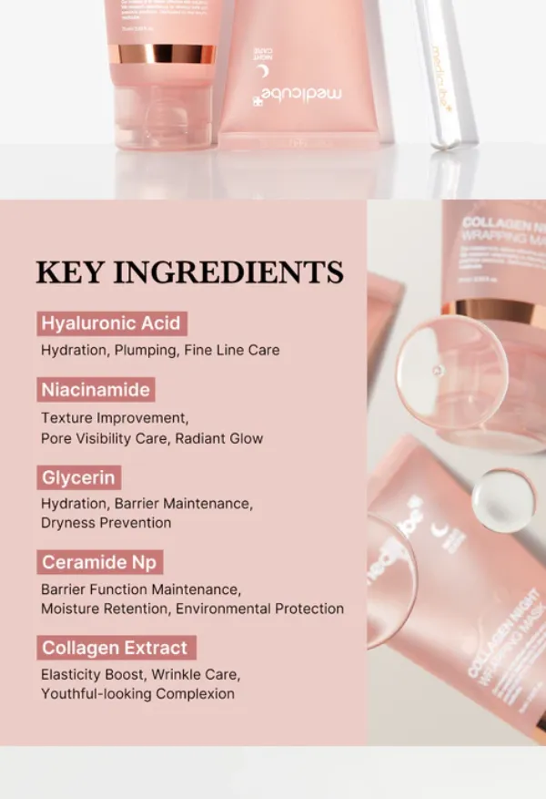 MEDICUBE COLLAGEN NIGHT WRAPPING MASK