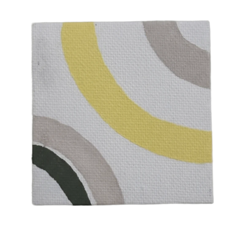 Modern Abstract Mini Canvas 3in X 3in